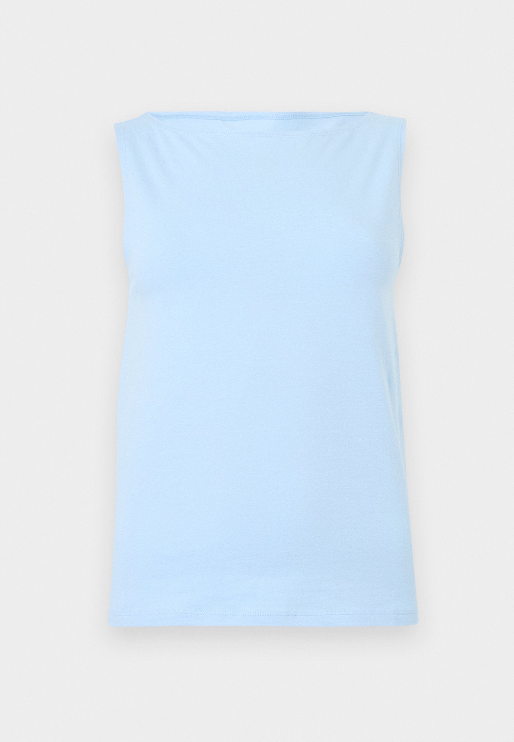 BOAT NECK TANK - Top - light blue