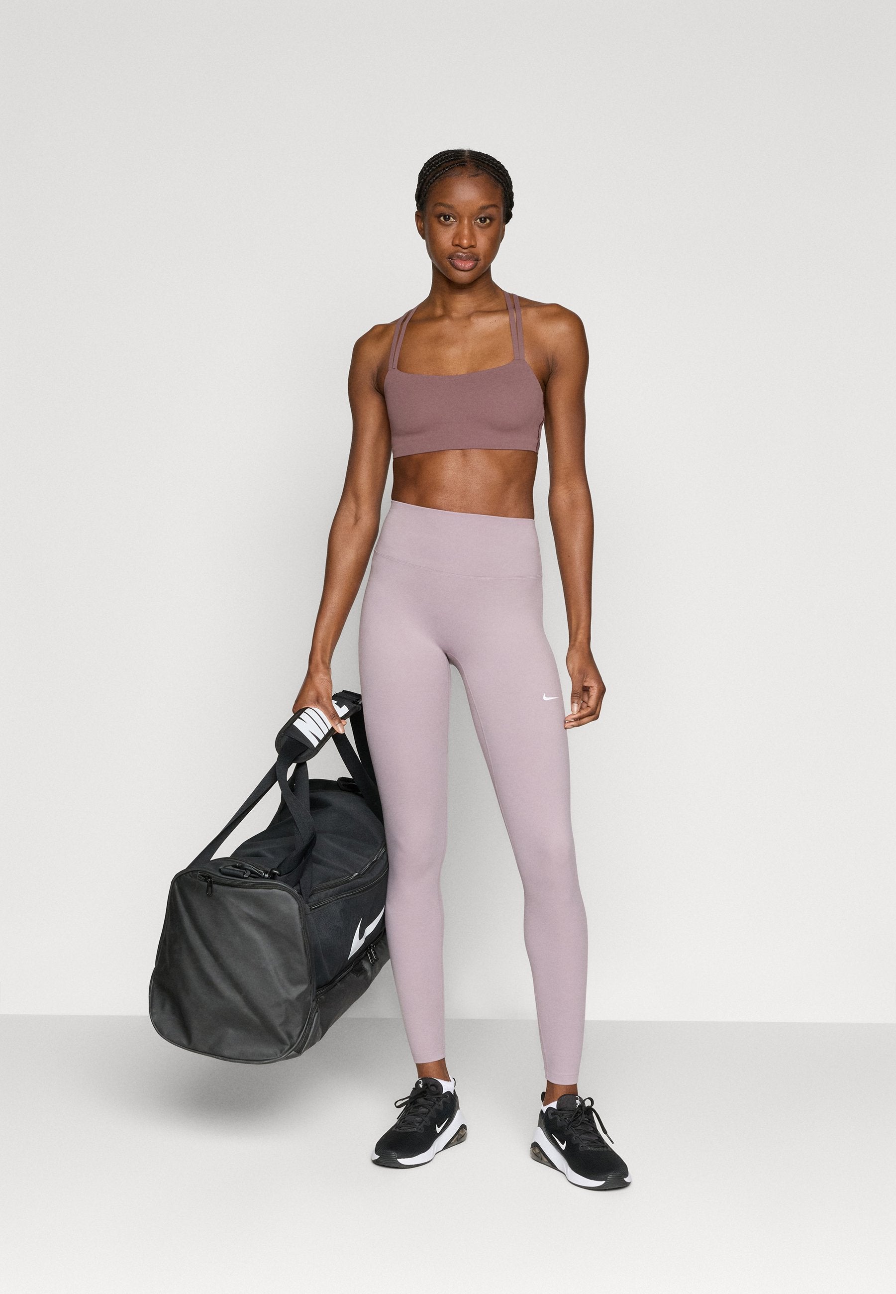 ONE TIGHT - Leggings - light violet ore/white