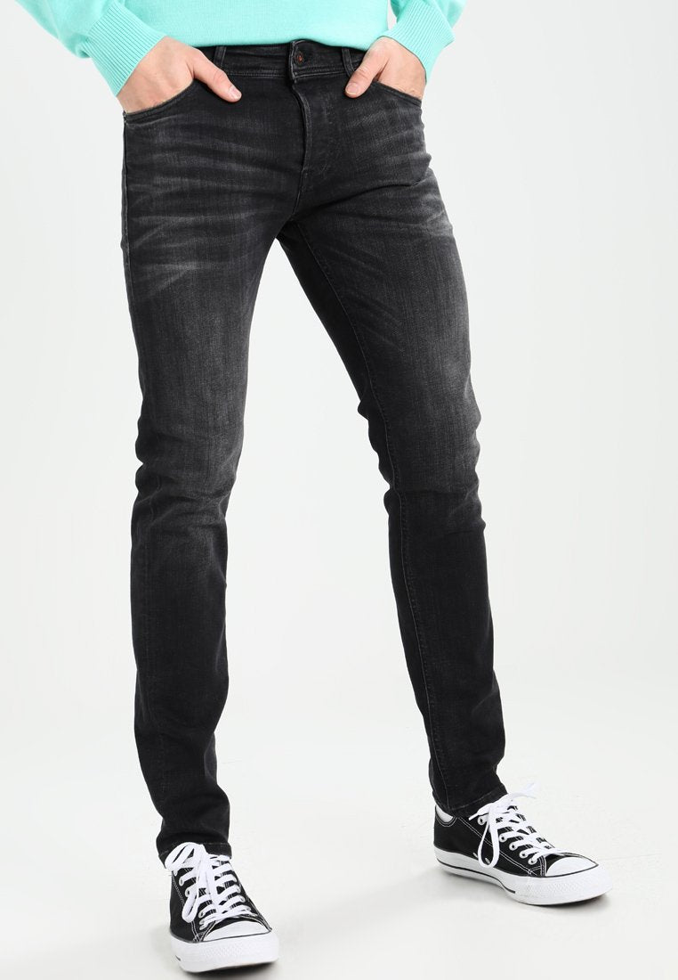 Slim fit JJIGLENN JJORIGINAL GE 106 NOOS 50SPS - Slim fit jeans - black denim