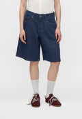 Denim shorts - dark wash