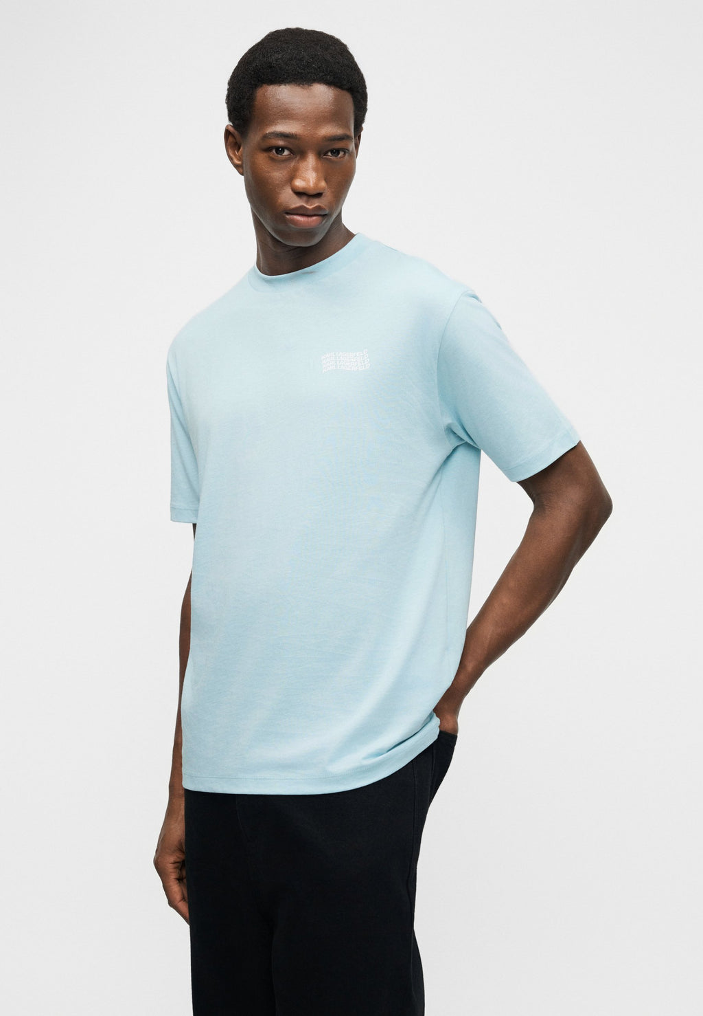 CREWNECK - Print T-shirt - ice blue