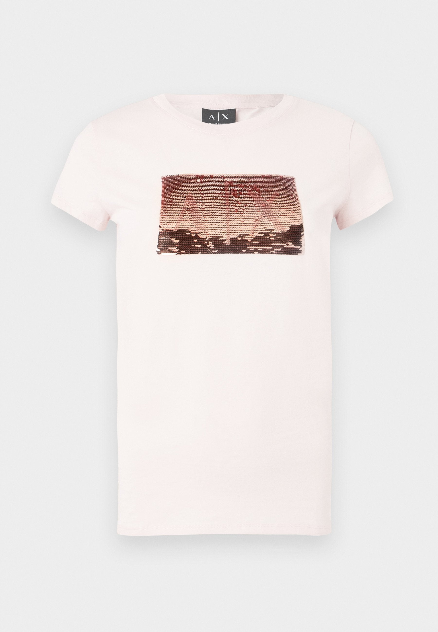 Print T-shirt - salt rose