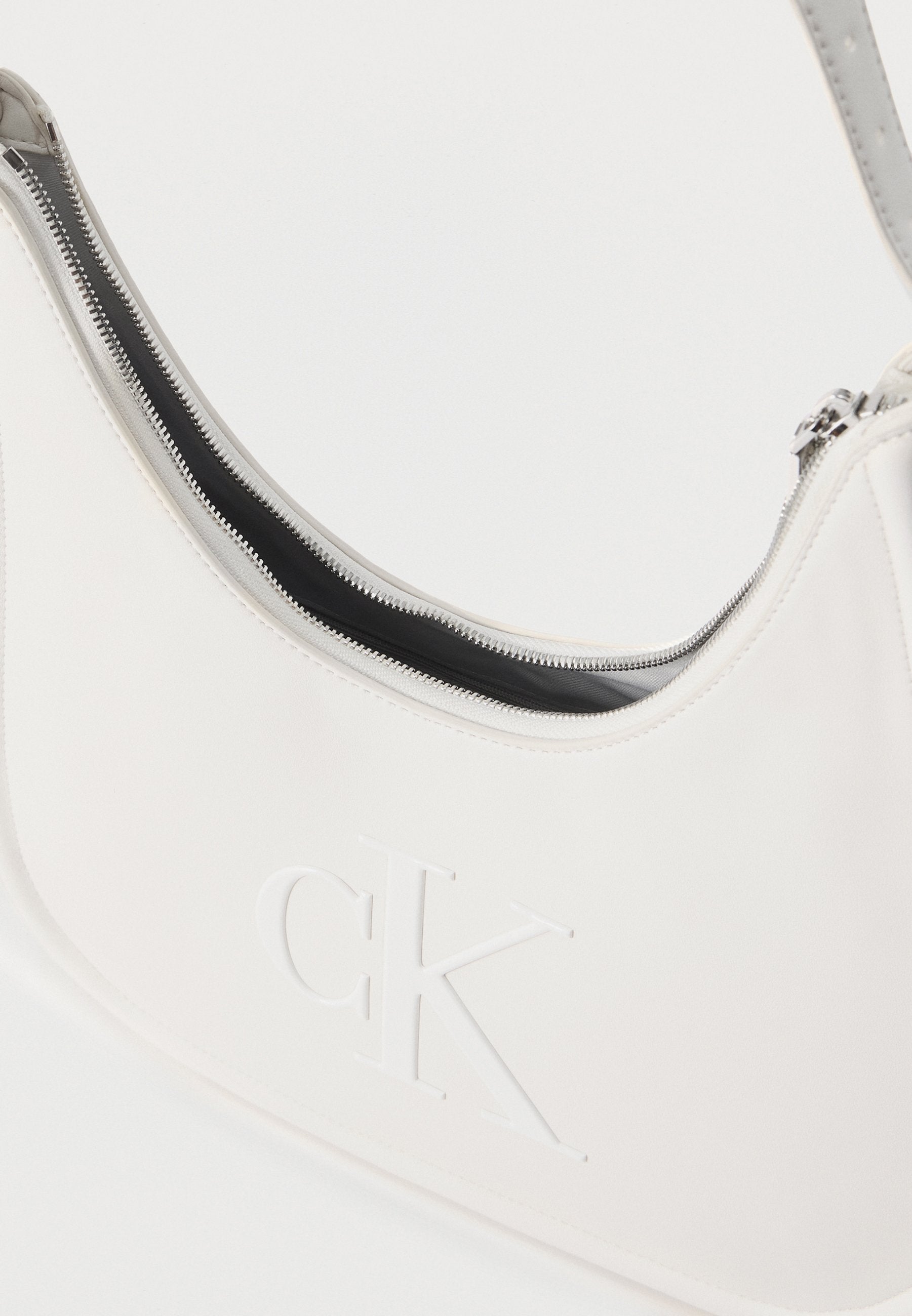 BOLD CRESCENT BAG - Handbag - white