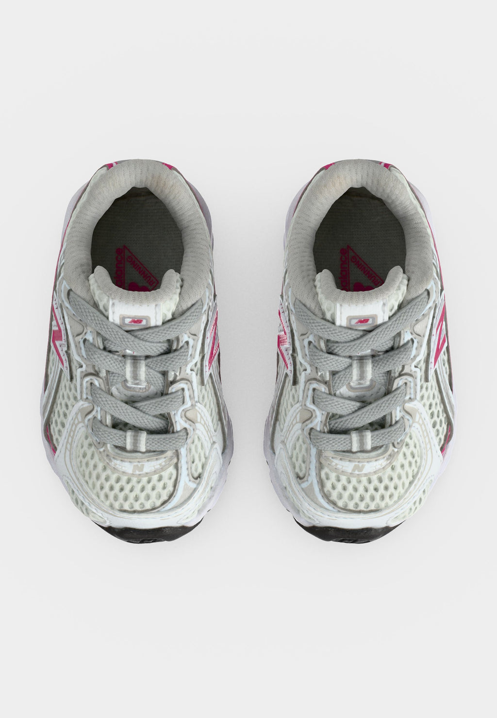 740 UNISEXE - Chaussons bébé - blanc/rose carnaval