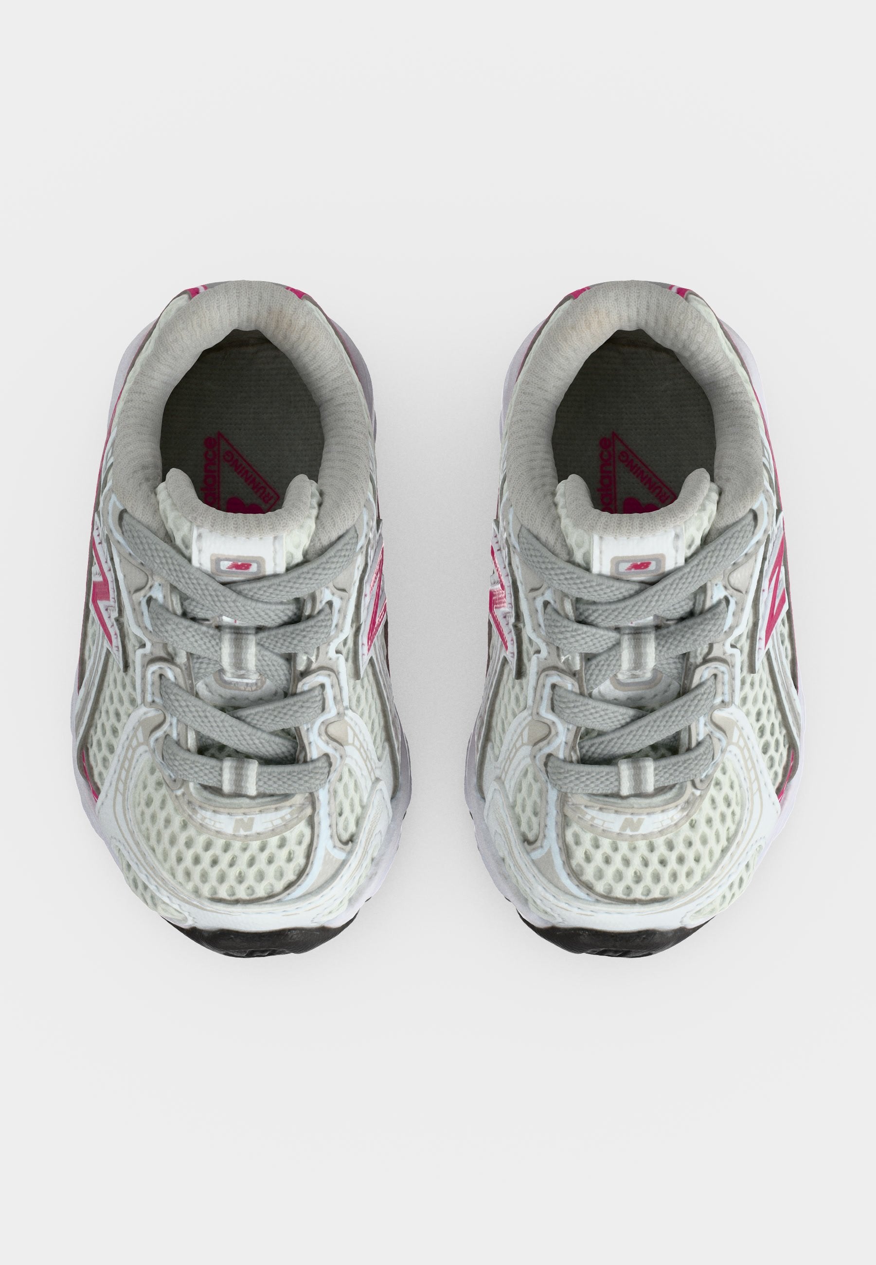 740 UNISEXE - Chaussons bébé - blanc/rose carnaval