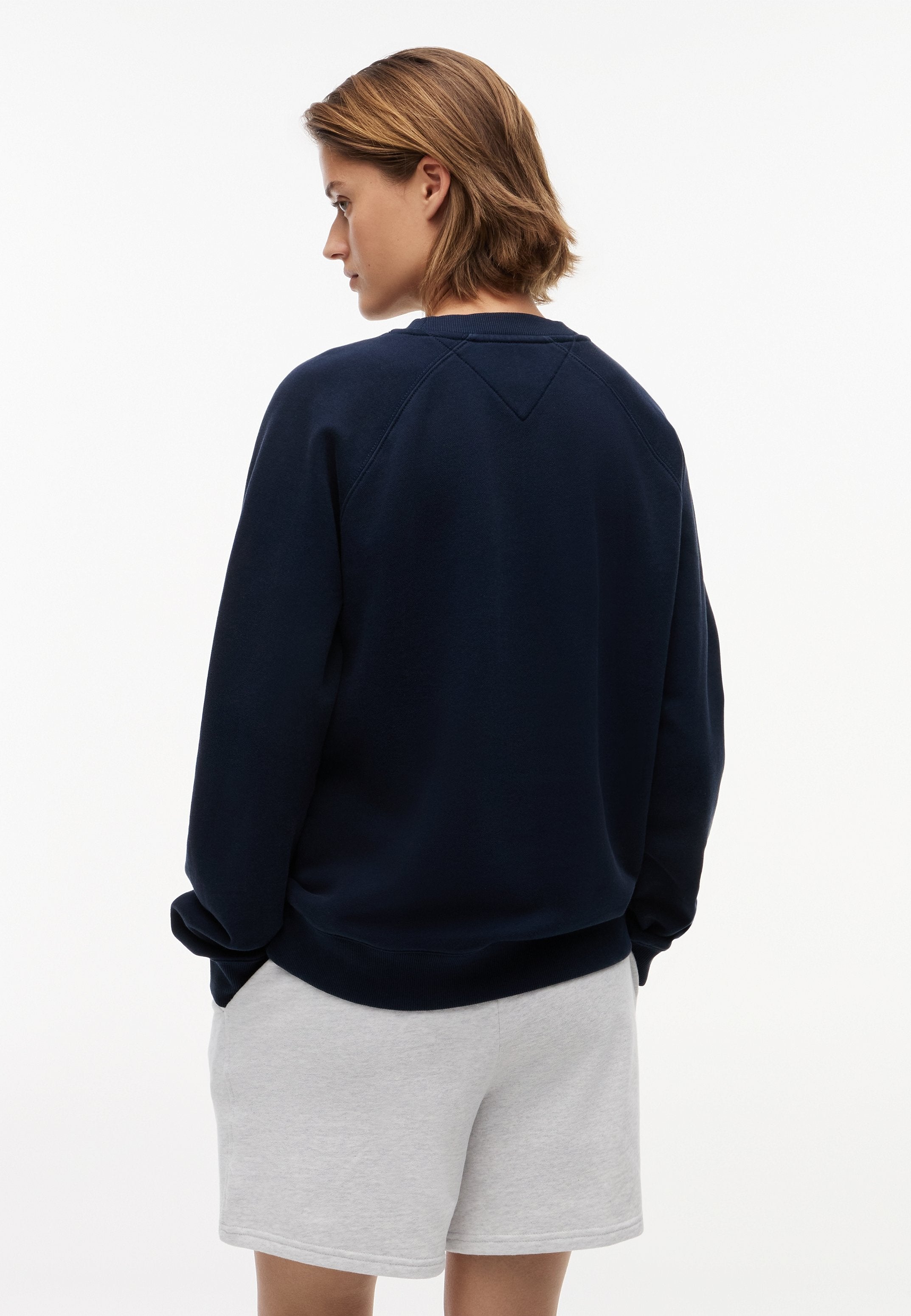 HERITAGE LOGO CREW - Sweatshirt - dark night navy
