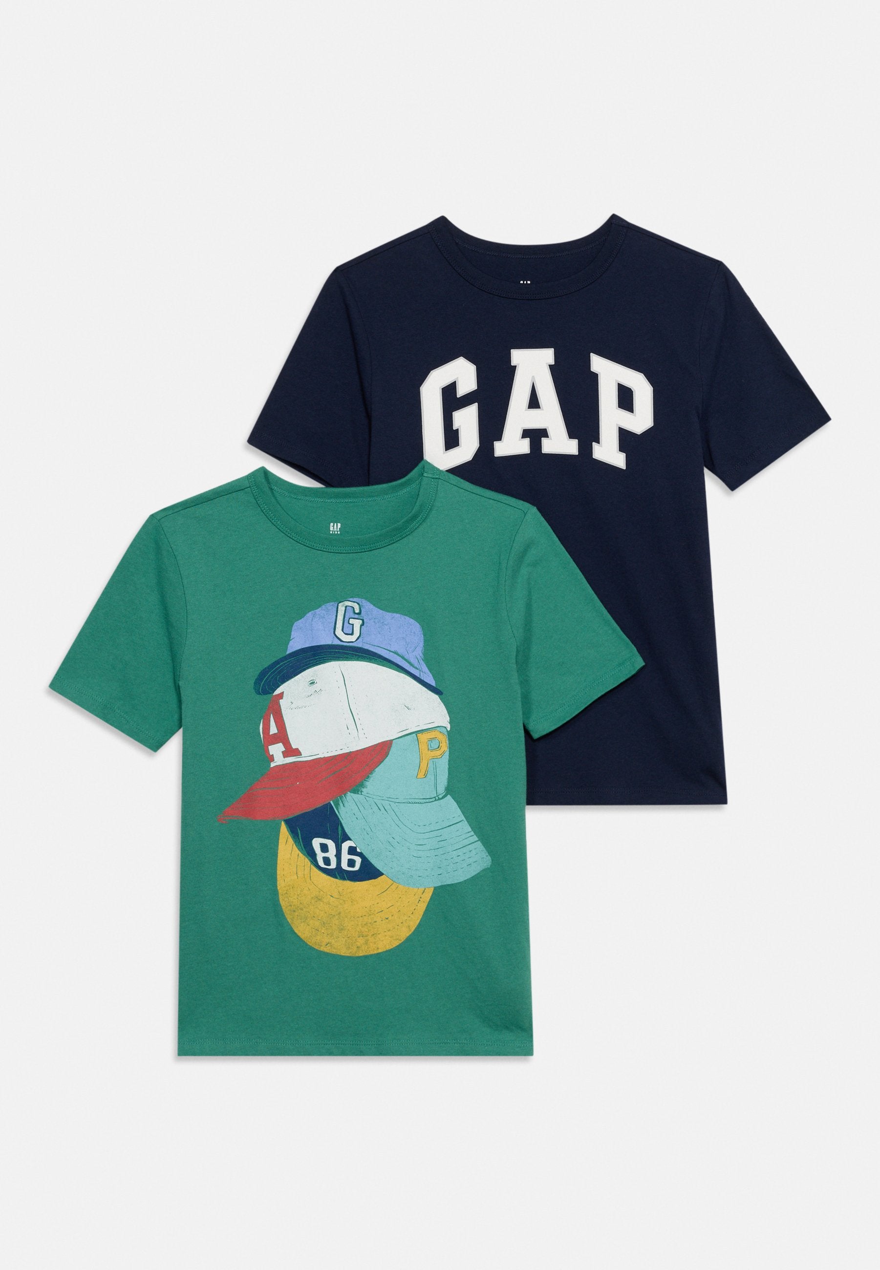 VALUE GRAPHICS 2 PACK - Print T-shirt - black/green