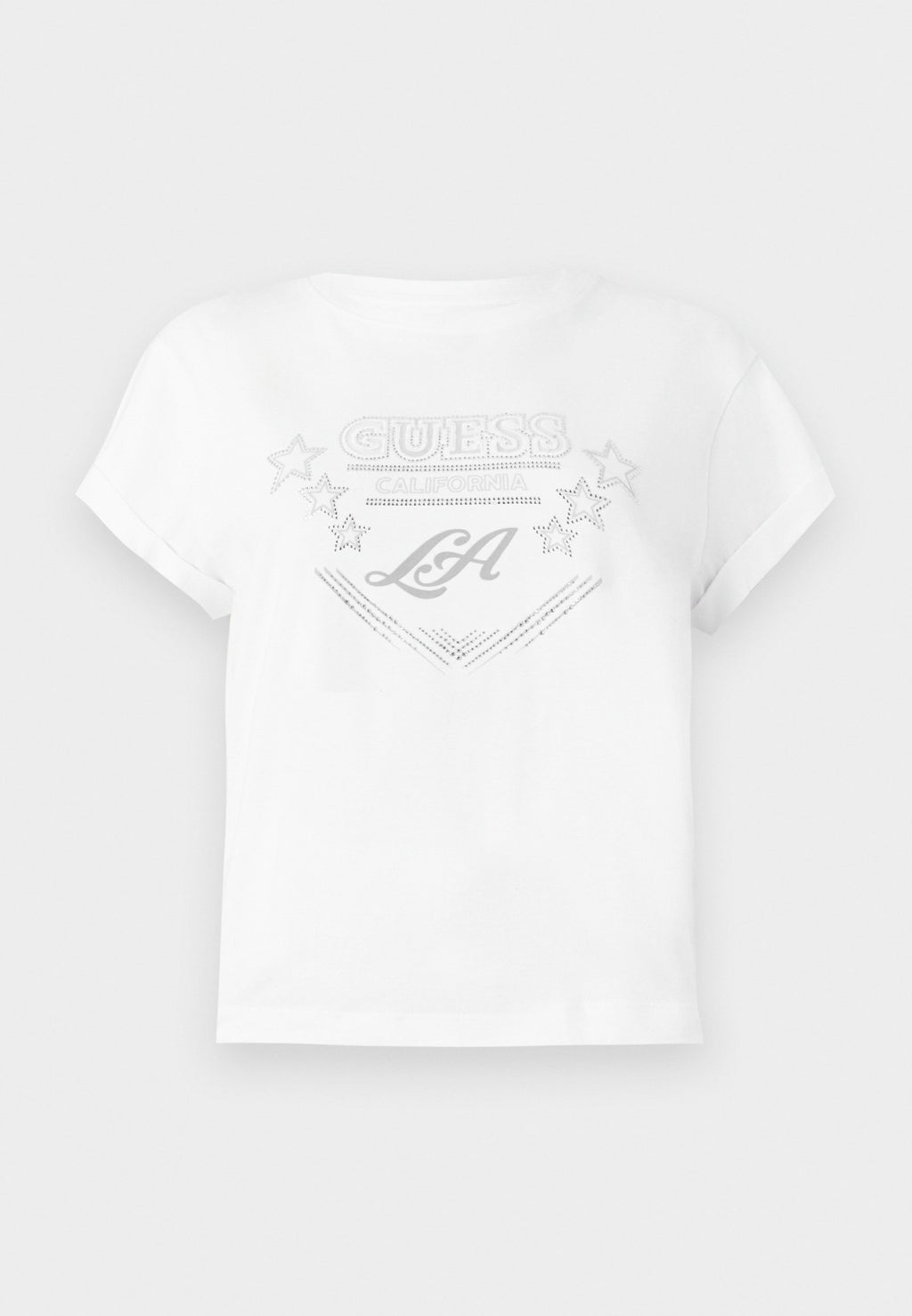 LA STARS TEE - Print T-shirt - white
