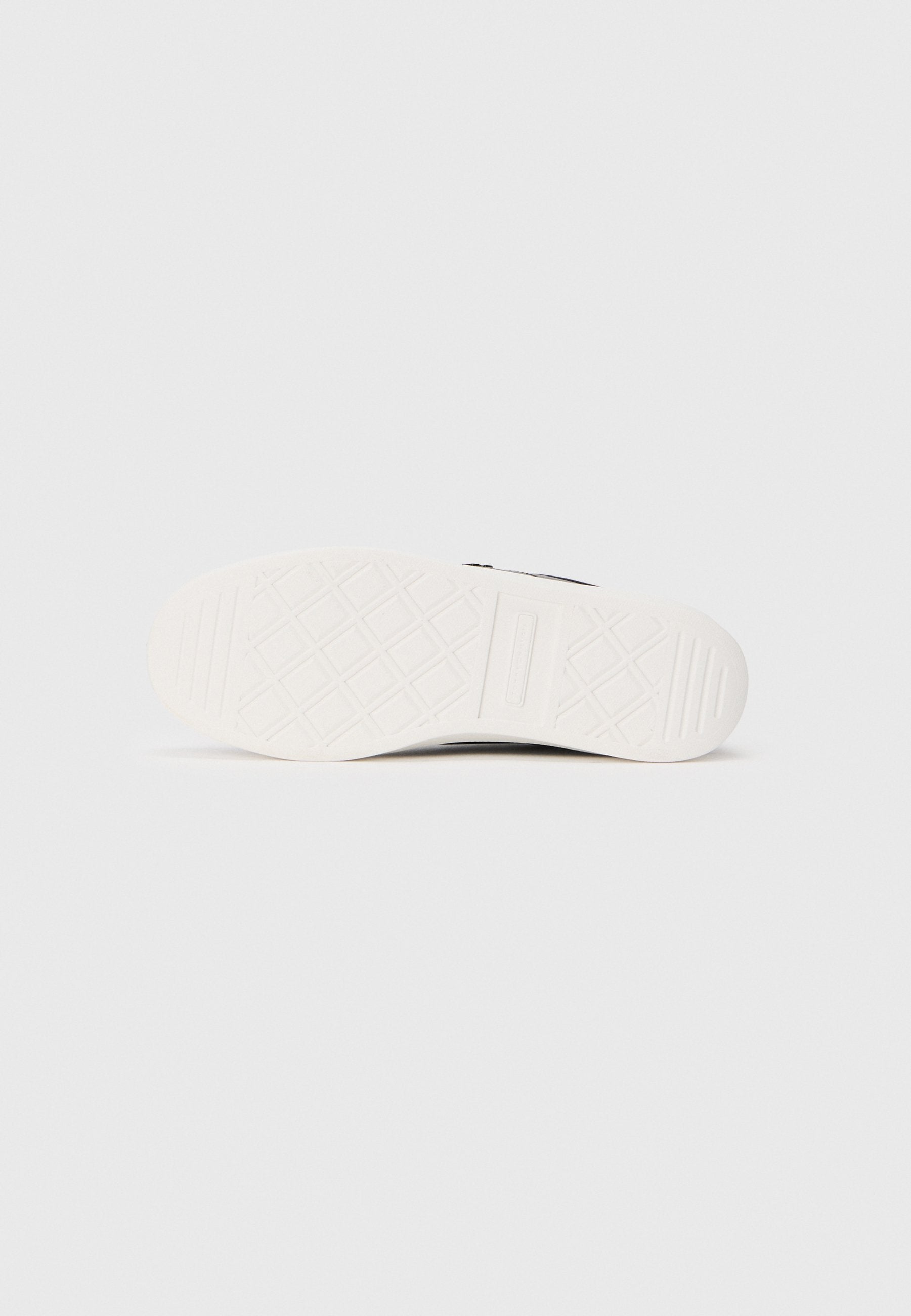 TH MONOGRAM LEATHER COURT TRAINERS - Trainers - black