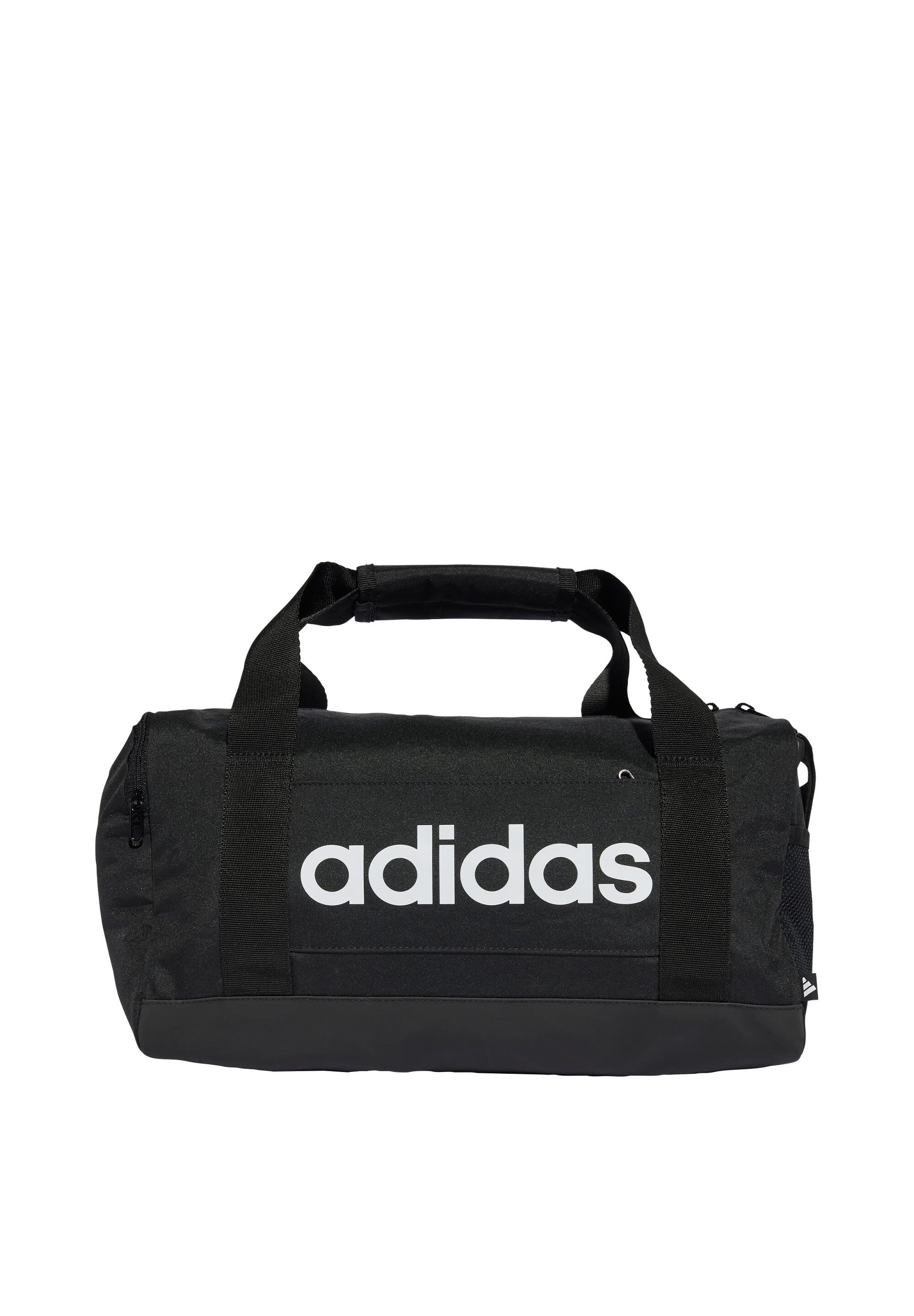 LINEAR DUFFEL XSMALL UNISEX - حقيبة رياضية - أسود/أسود/أبيض