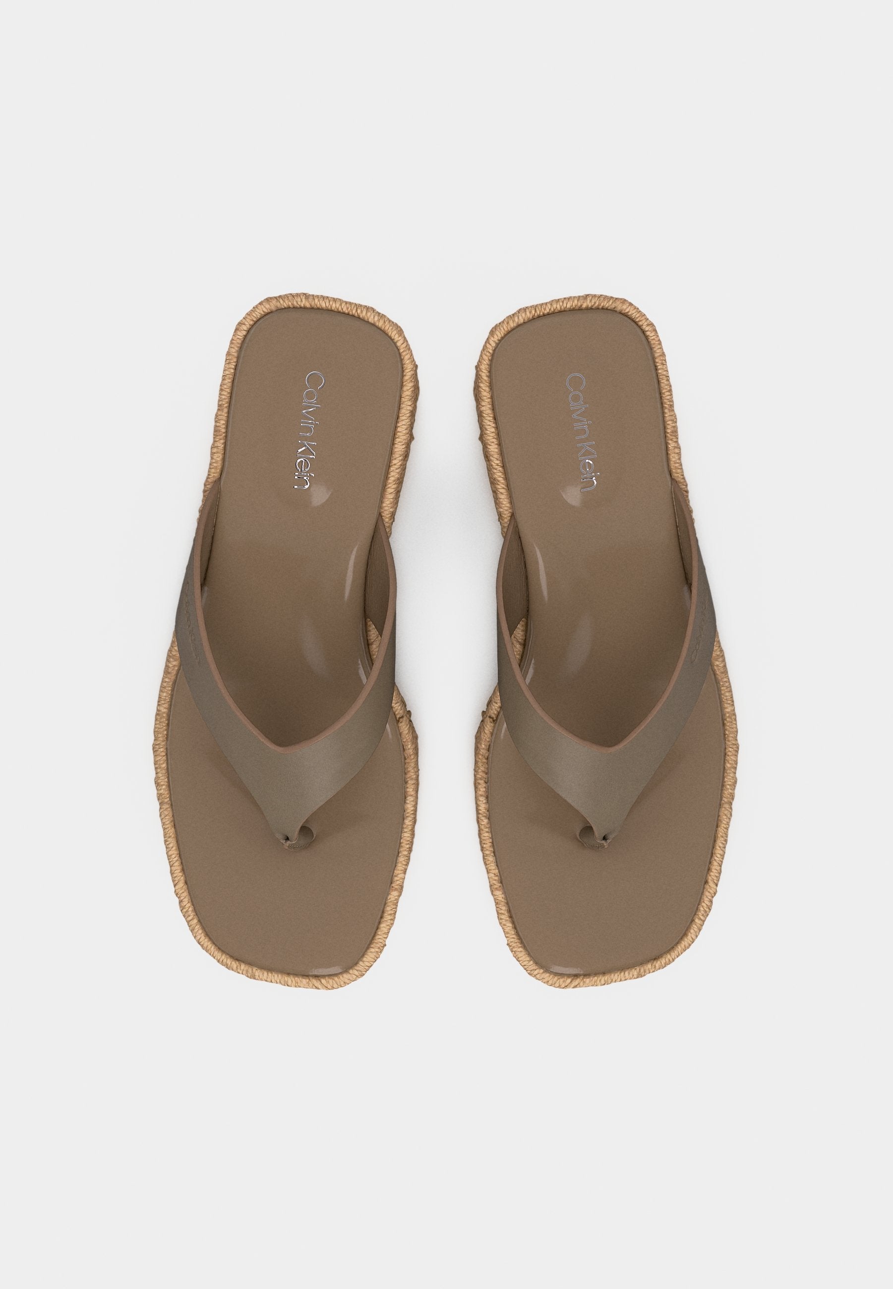 T-bar sandals - desert taupe