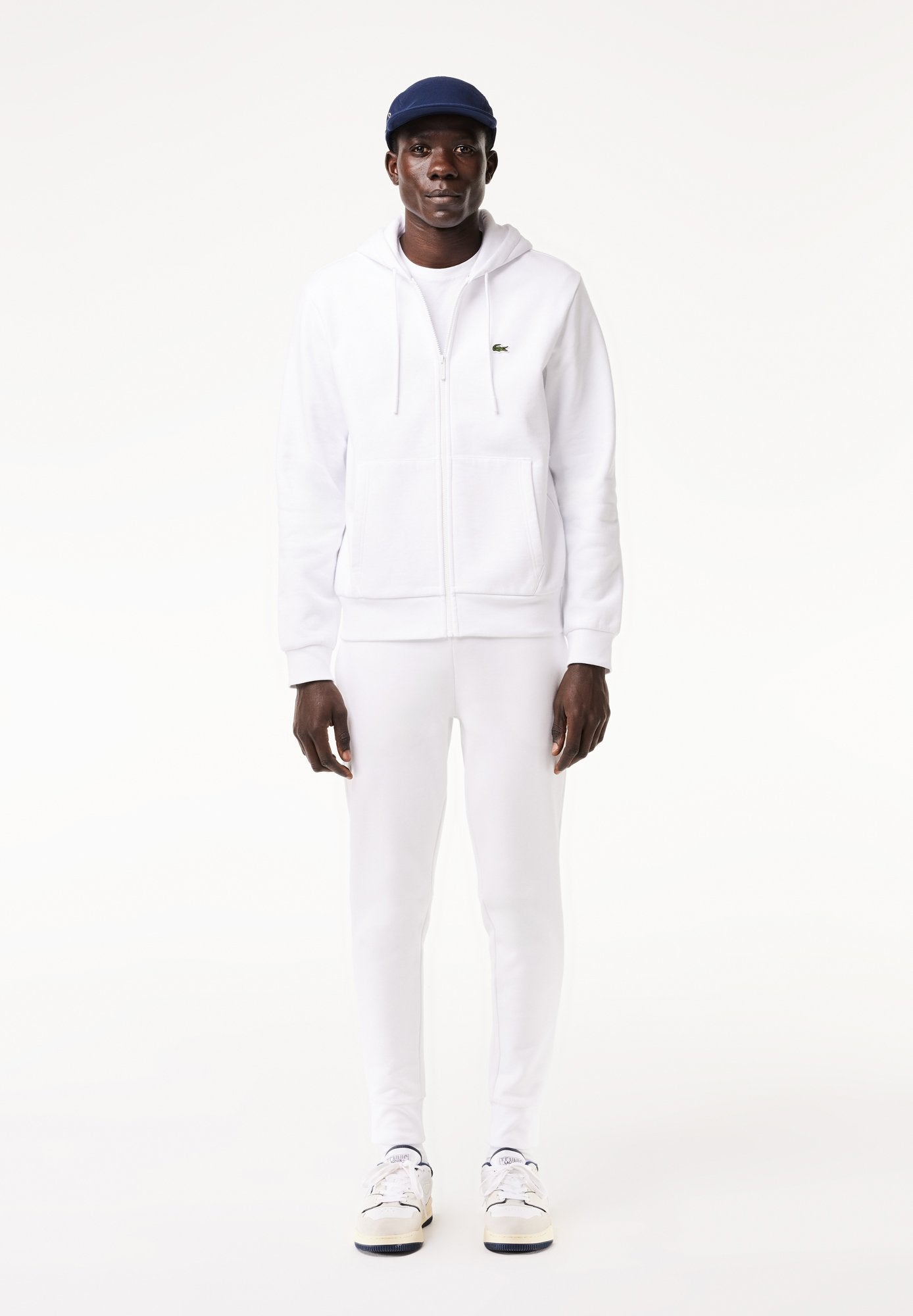 Zip-up sweatshirt - blanc