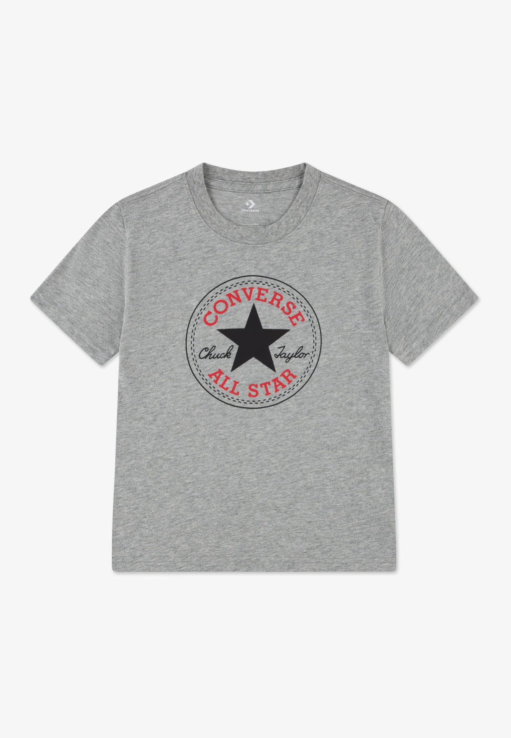 TEE-SHIRT PATCH CHUCK CORE - T-shirt imprimé - gris foncé chiné