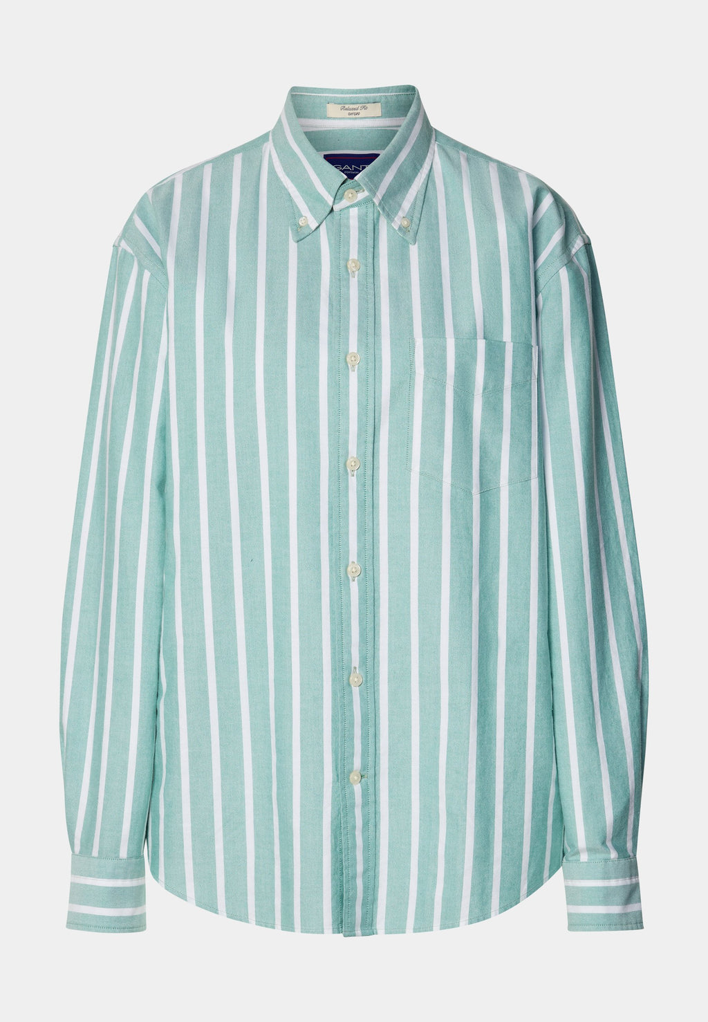 EXCLUSIVE HERITAGE 2.0 REL OXFORD STRIPE SHIRT - Bluz - koyu yeşil