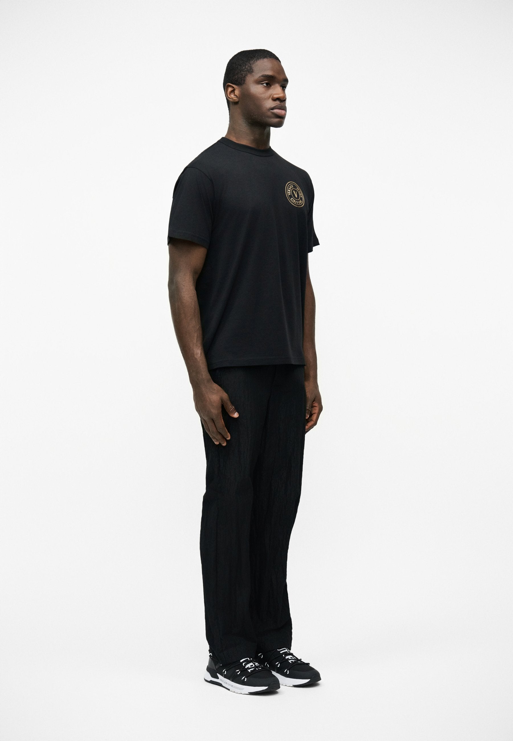 EMBLEM UNISEX - Basic T-shirt - black/gold-coloured