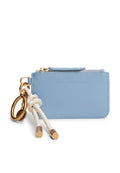 MULTI CHARM LEATHER KEYRING PURSE - Keyring - light blue