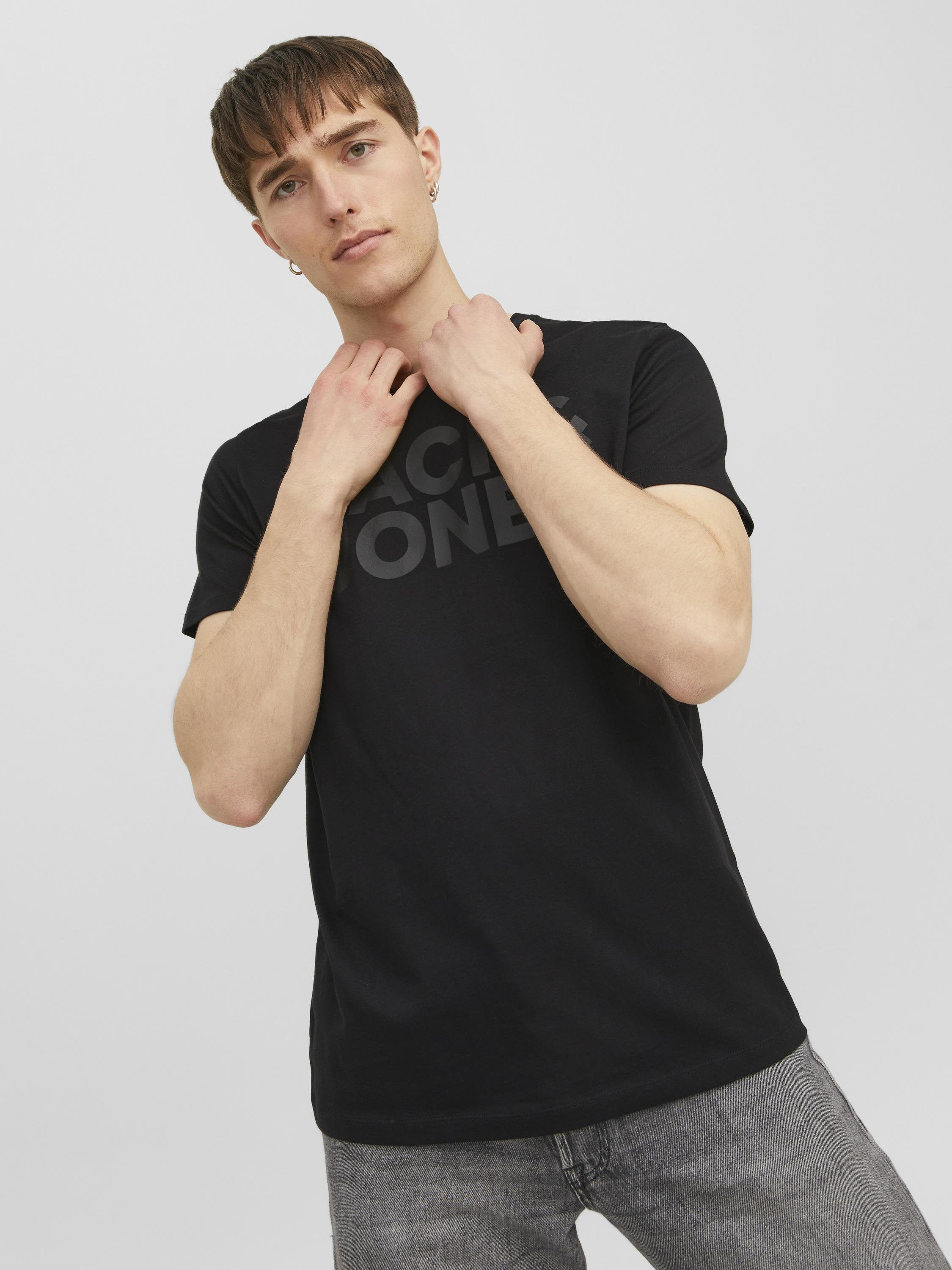 JJECORP LOGO TEE SS O-NECK NOOS - Basic T-shirt - black