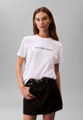 LOGO CLASSIC TEE - Print T-shirt - brilliant white