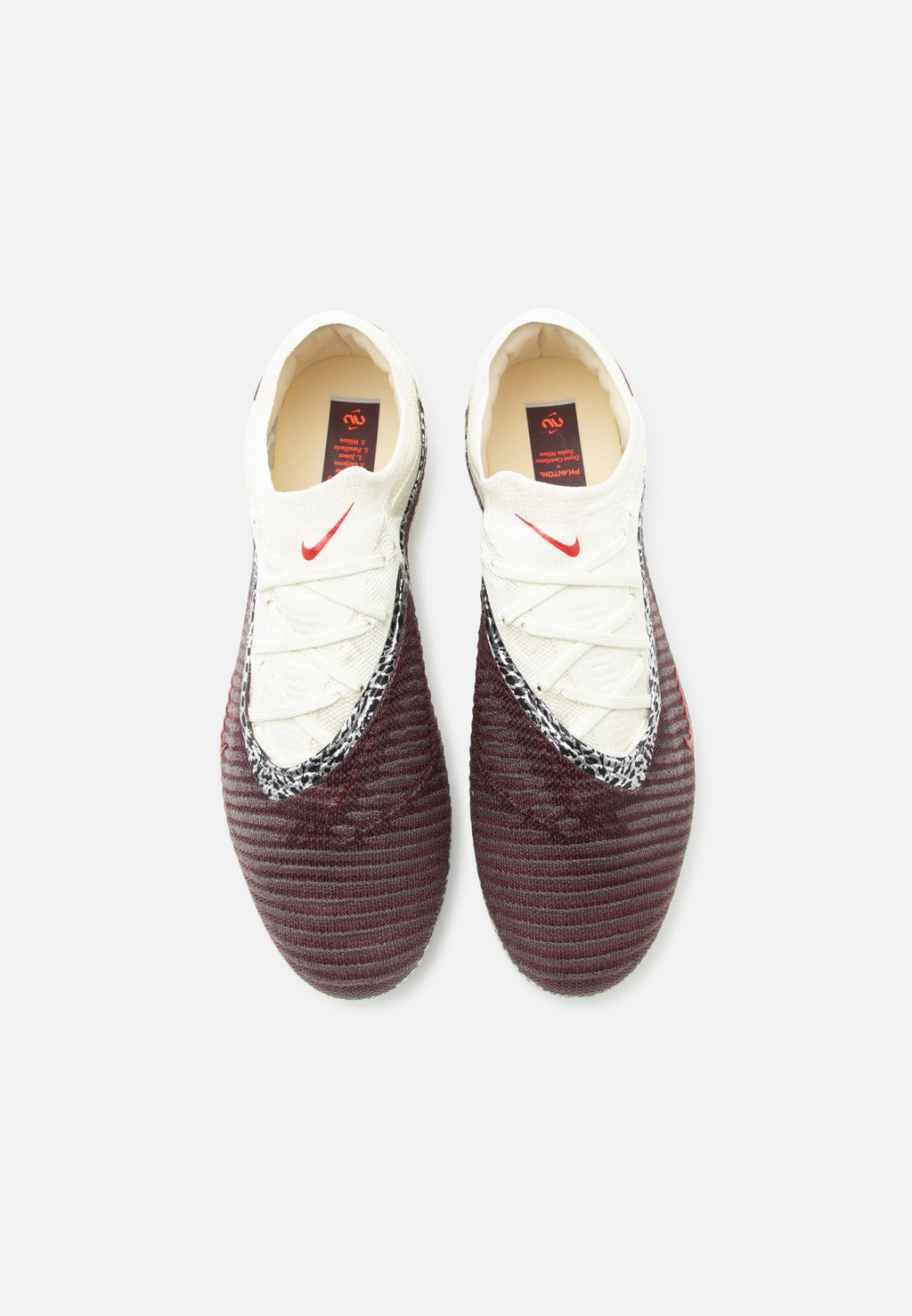 PHANTOM 6 LOW ELITE UNITED FG UNISEX - Firm-ground football boots - burgundy crush/university red/fossil