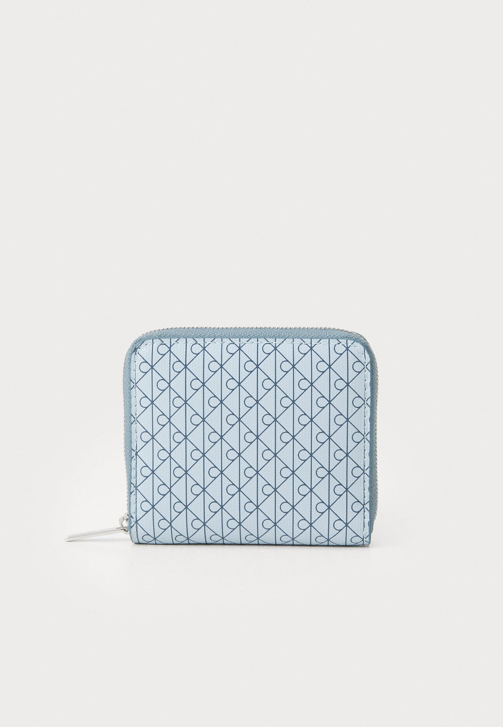 PORTEFEUILLE ZIPPÉ EMBLEM SQUARE - Bleu très pâle