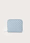 PORTEFEUILLE ZIPPÉ EMBLEM SQUARE - Bleu très pâle