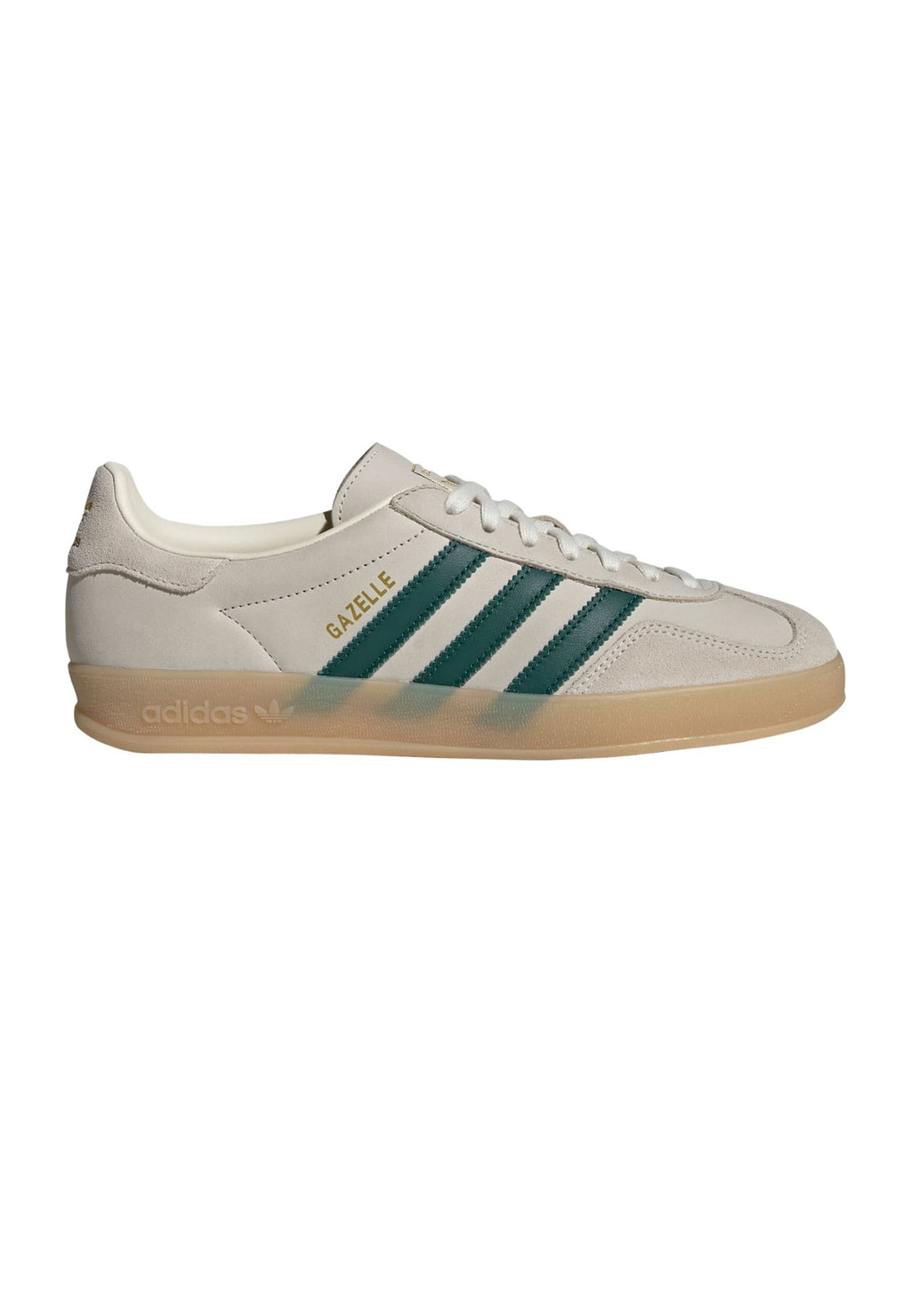 GAZELLE INDOOR - Trainers - cream white collegiate green gum