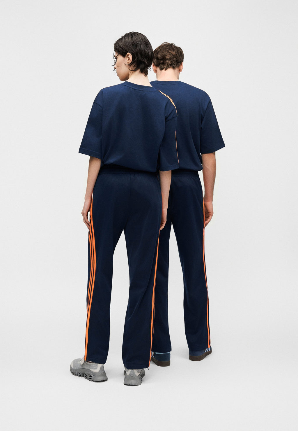 FIREBIRD TP - Tracksuit bottoms - night indigo/lucid orange