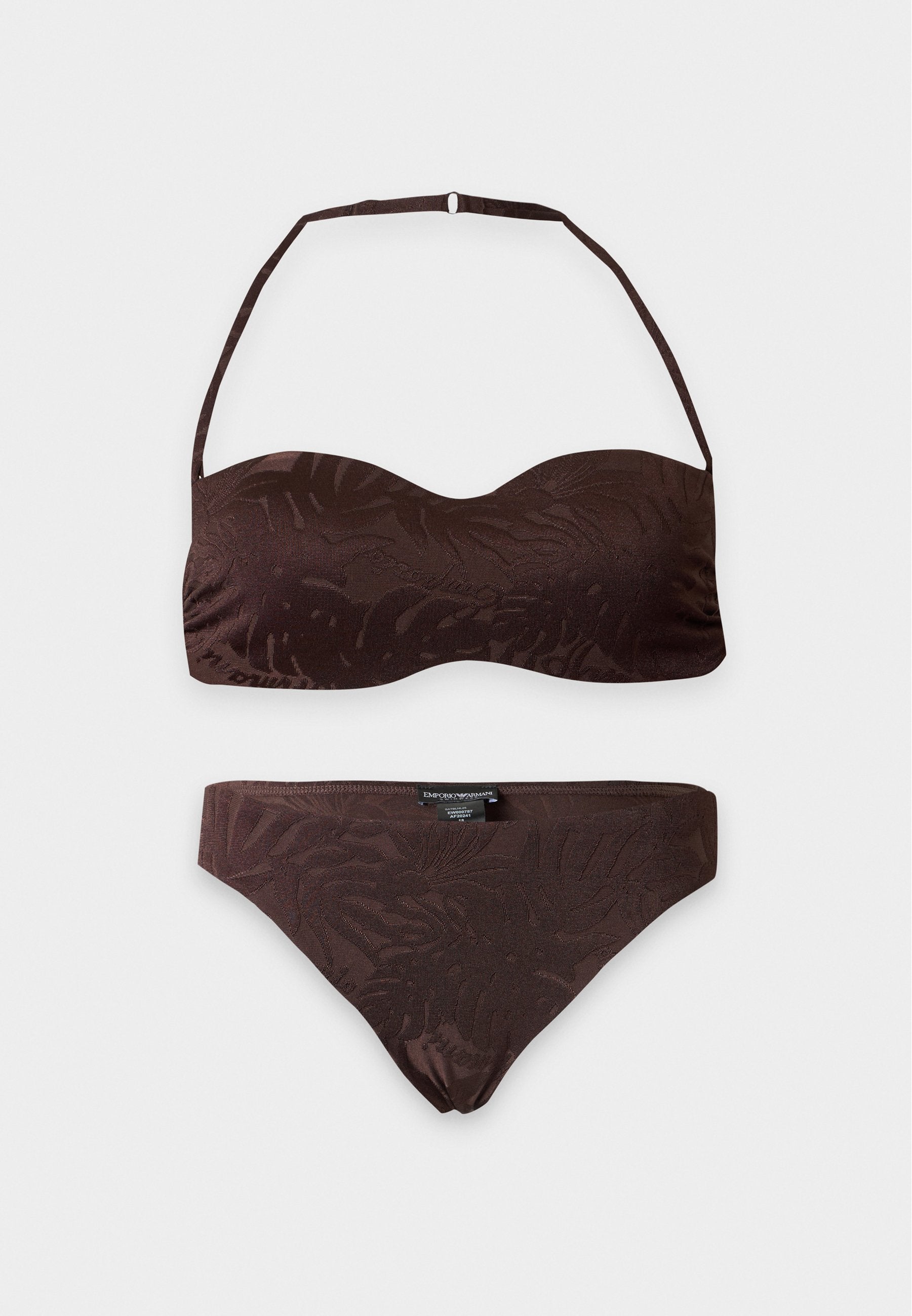 BAND - Bikini - brown monstera