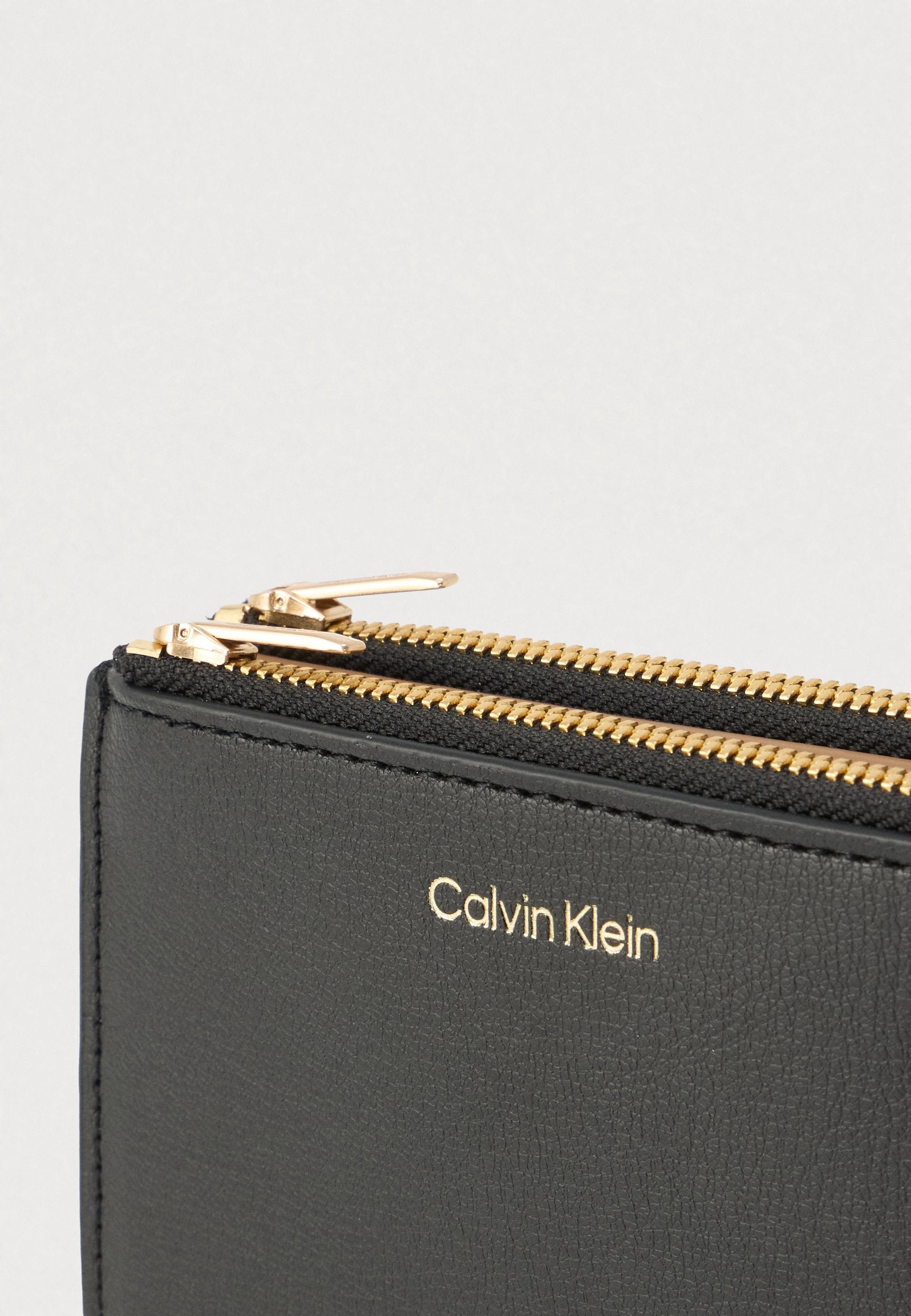 FOIL LOGO DBL ZIP CARDCASE - Wallet - black/toasted coconut