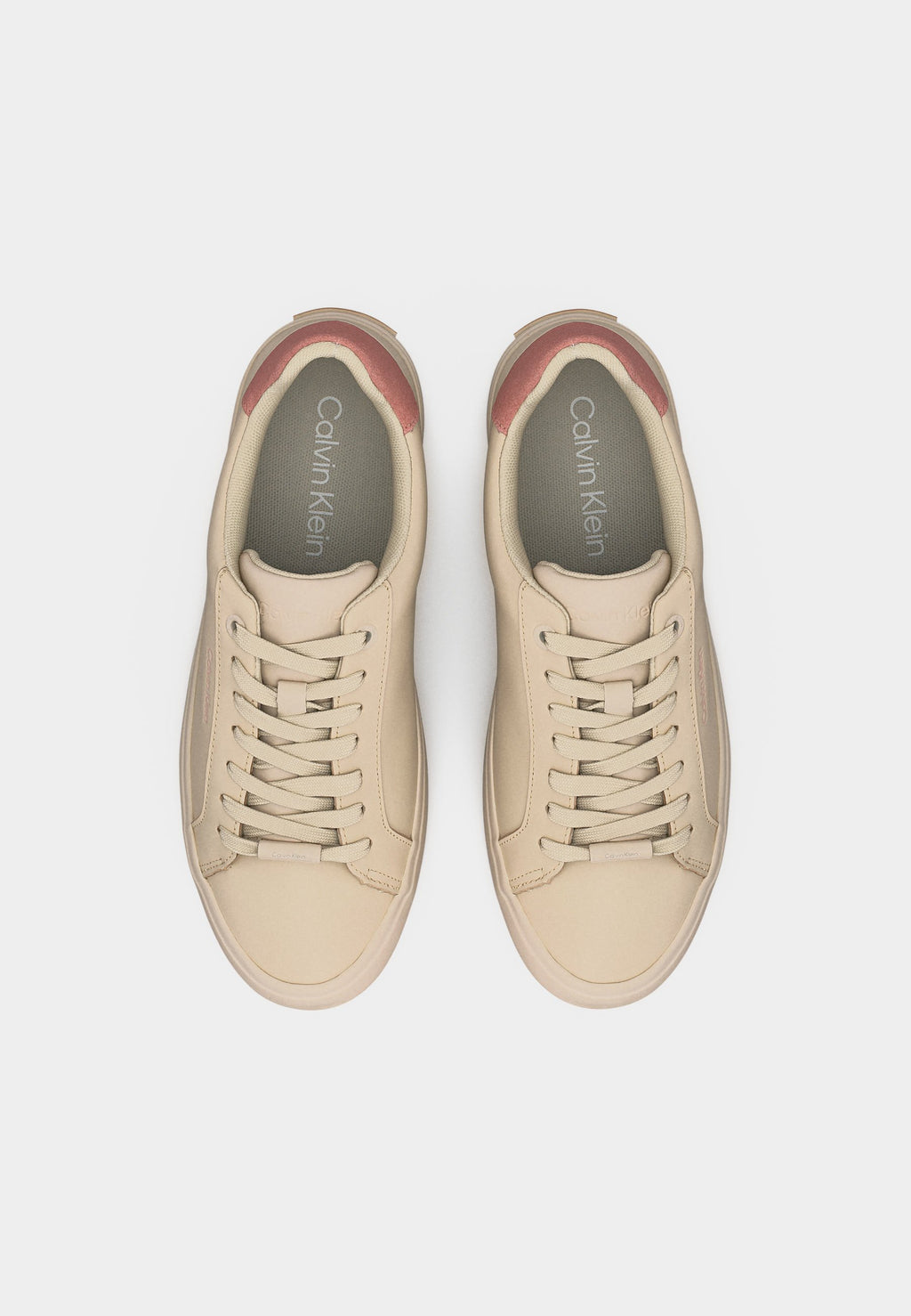Trainers - oatmeal/blush