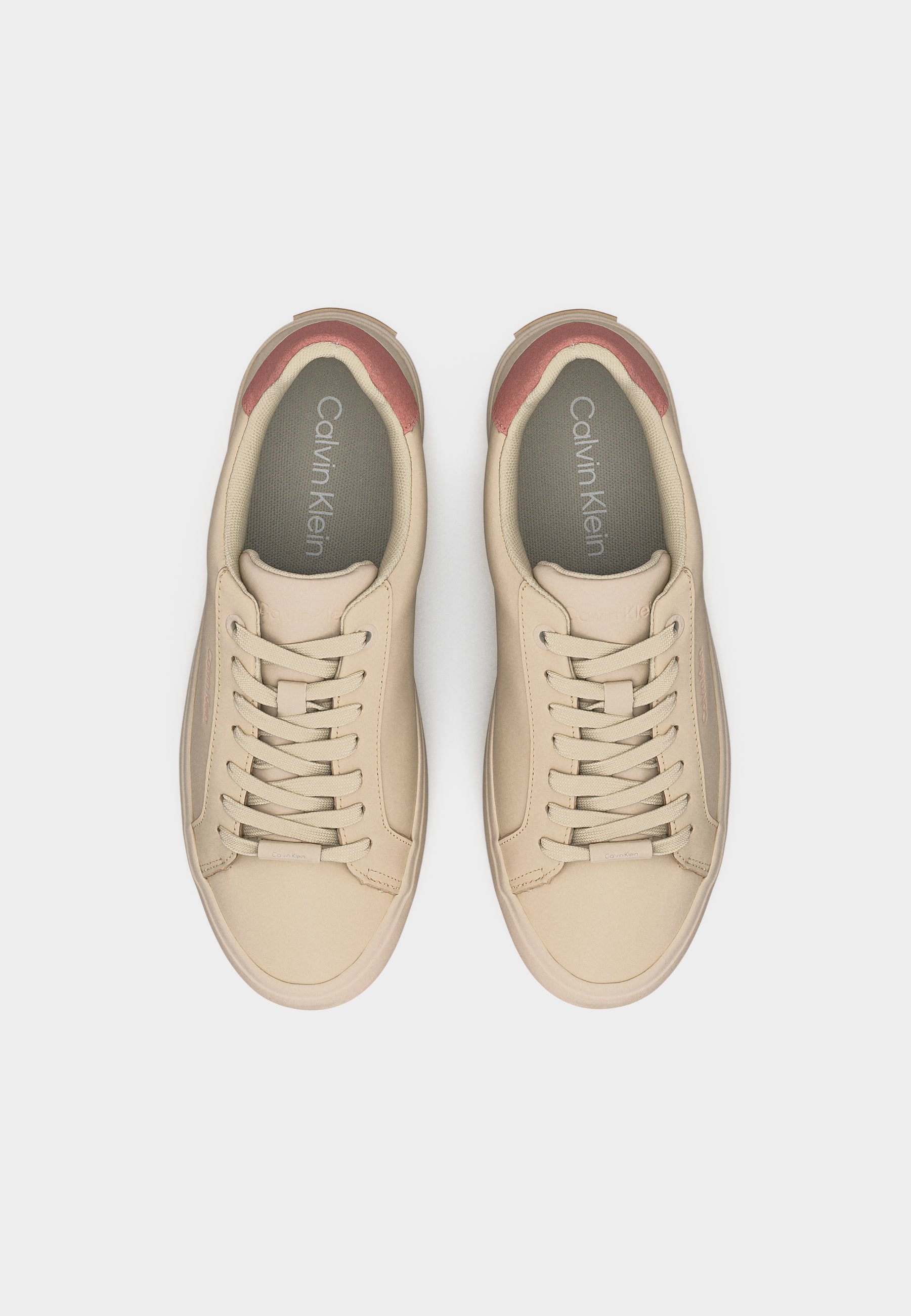Trainers - oatmeal/blush