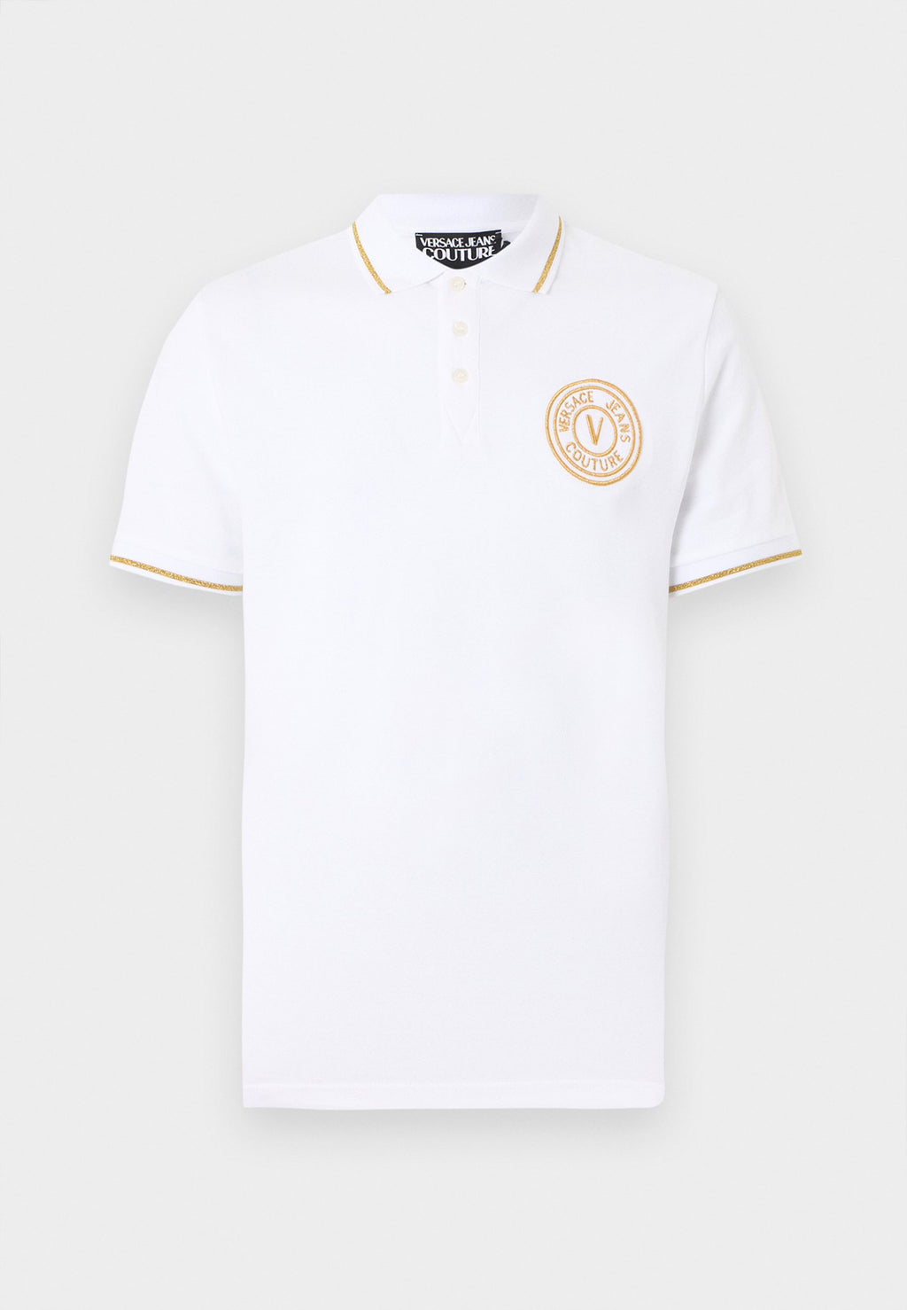 EMBLEM - Polo shirt - white/gold-coloured
