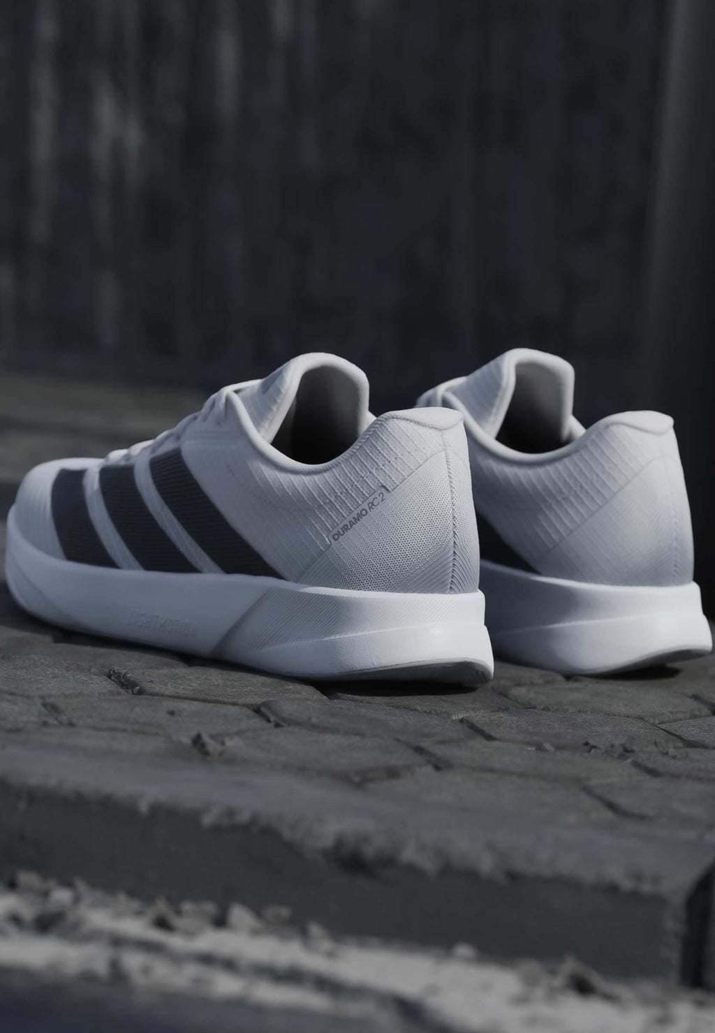 ADIDAS PERFORMANCE DURAMO RC2 RUNNING SHOES - Walking trainers - cloud white   grey five   halo silver