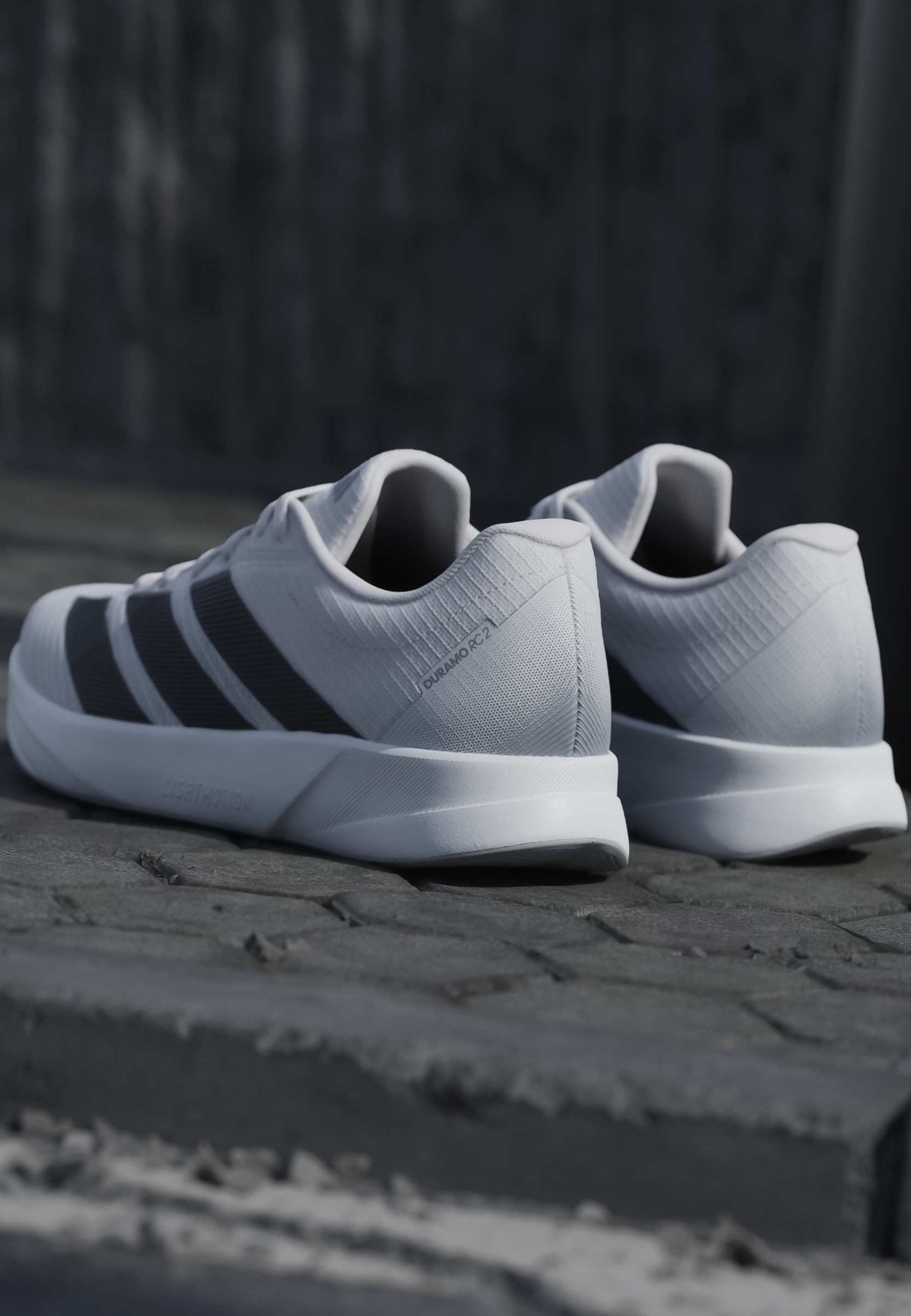 ADIDAS PERFORMANCE DURAMO RC2 RUNNING SHOES - Walking trainers - cloud white   grey five   halo silver