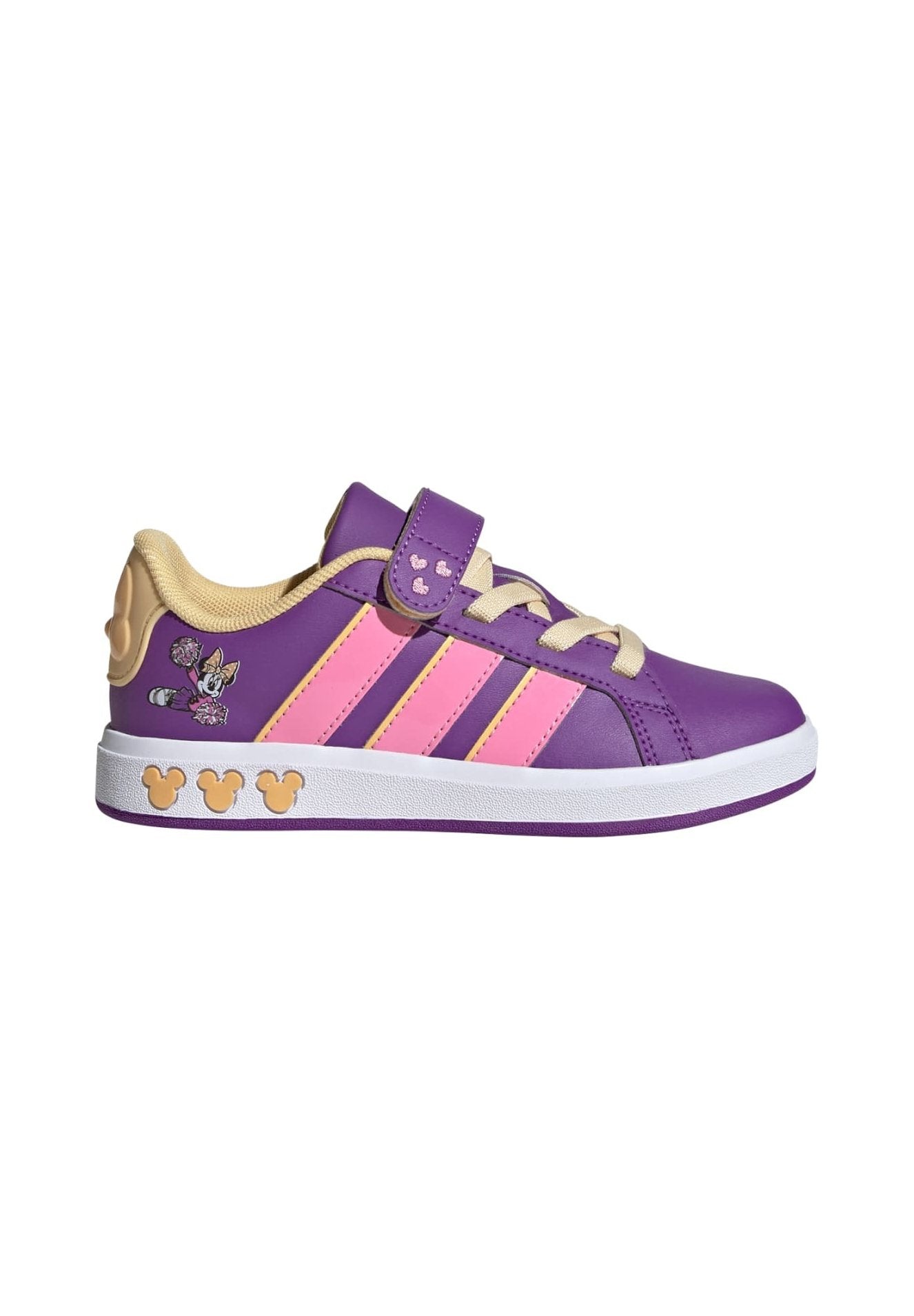 GRAND COURT MINNIE EL K - Walking trainers - active purple/st tropic bloom/ftwr white