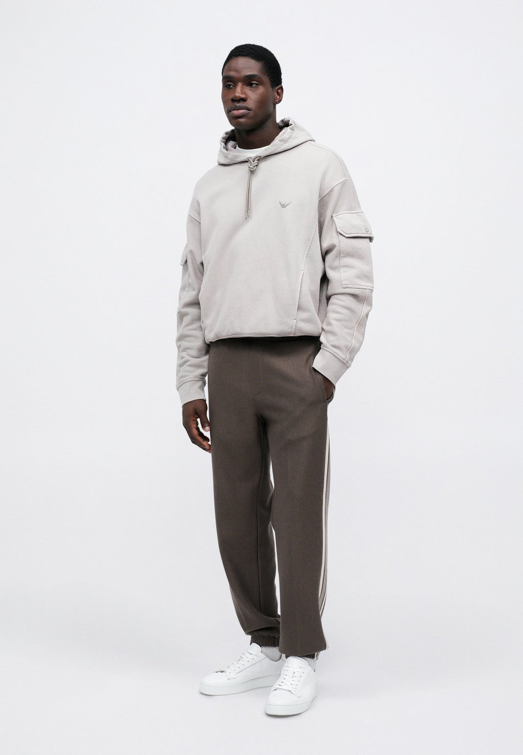 SWEATSHIRT - Hoodie - mourning dove