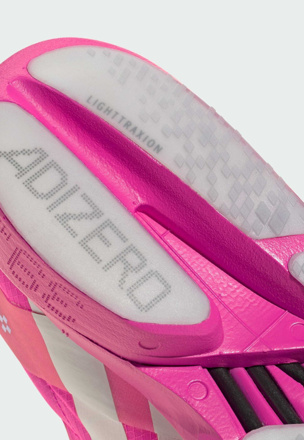 ADIZERO ADIOS PRO 4 - Road running shoes - shock pink metalic aurora plum