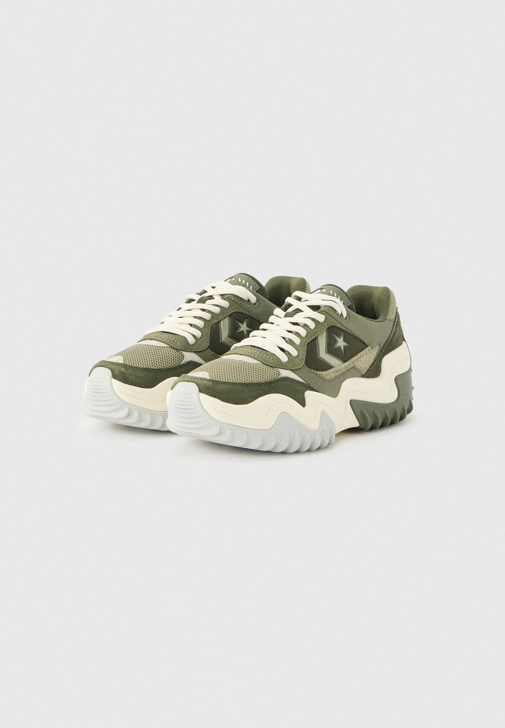 WAVE MOTION UNISEX - High-top trainers - utility/light field surplus/egret