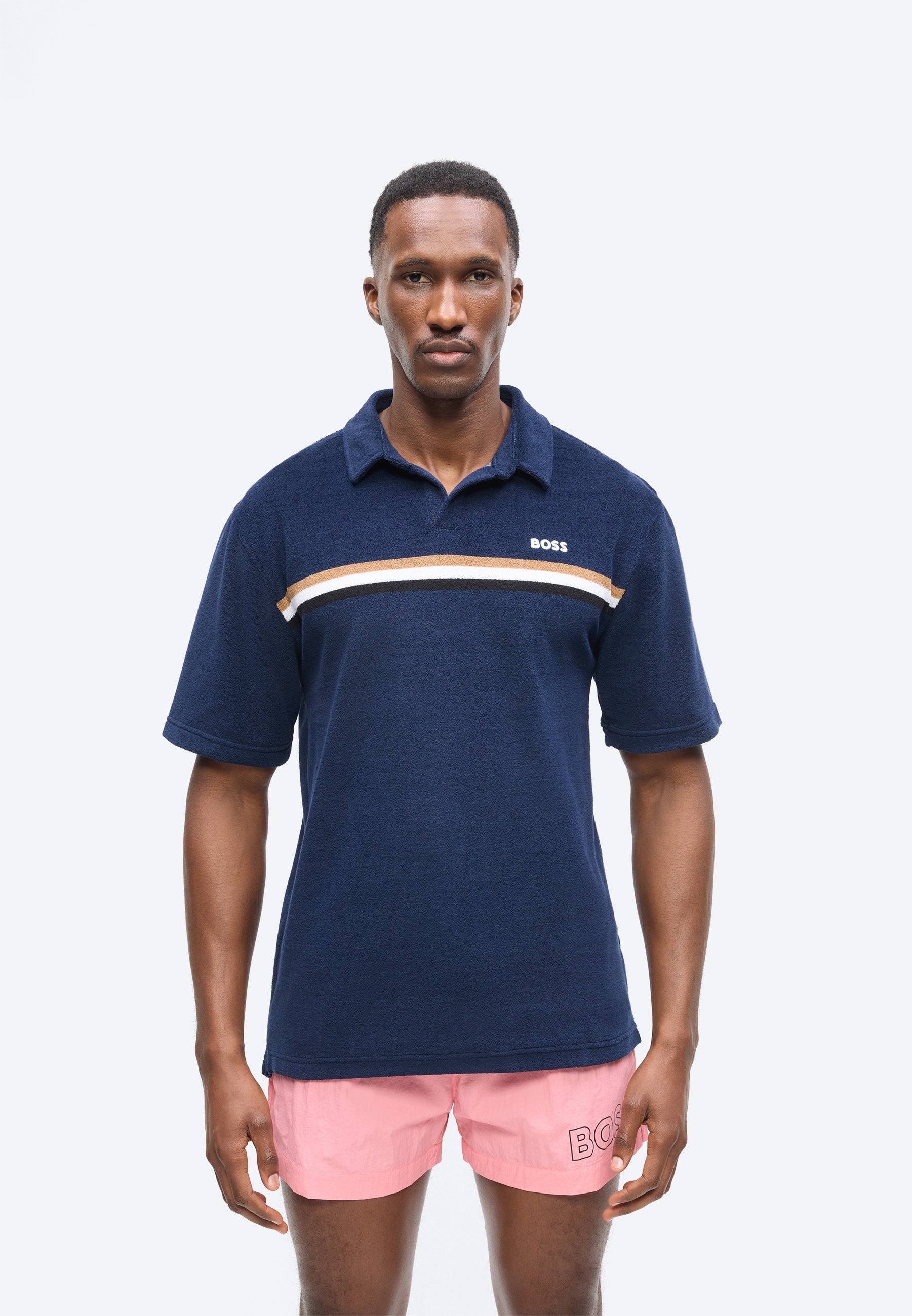 ICONIC POLO SHIRT - Beach accessory - navy