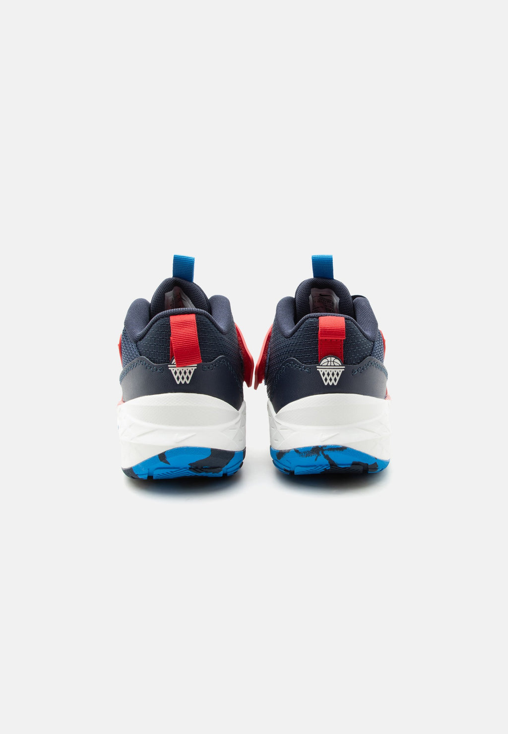 TEAM HUSTLE UNISEX - Basketball shoes - navy/sail/university red/photo blue