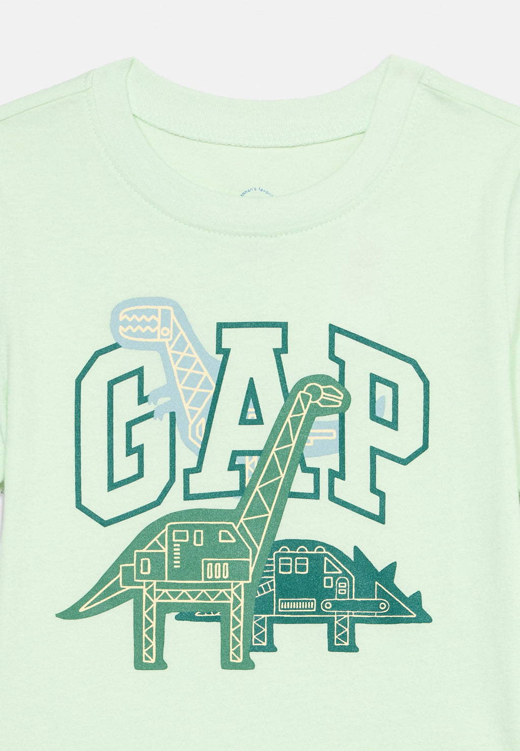 TEE - Print T-shirt - pod green