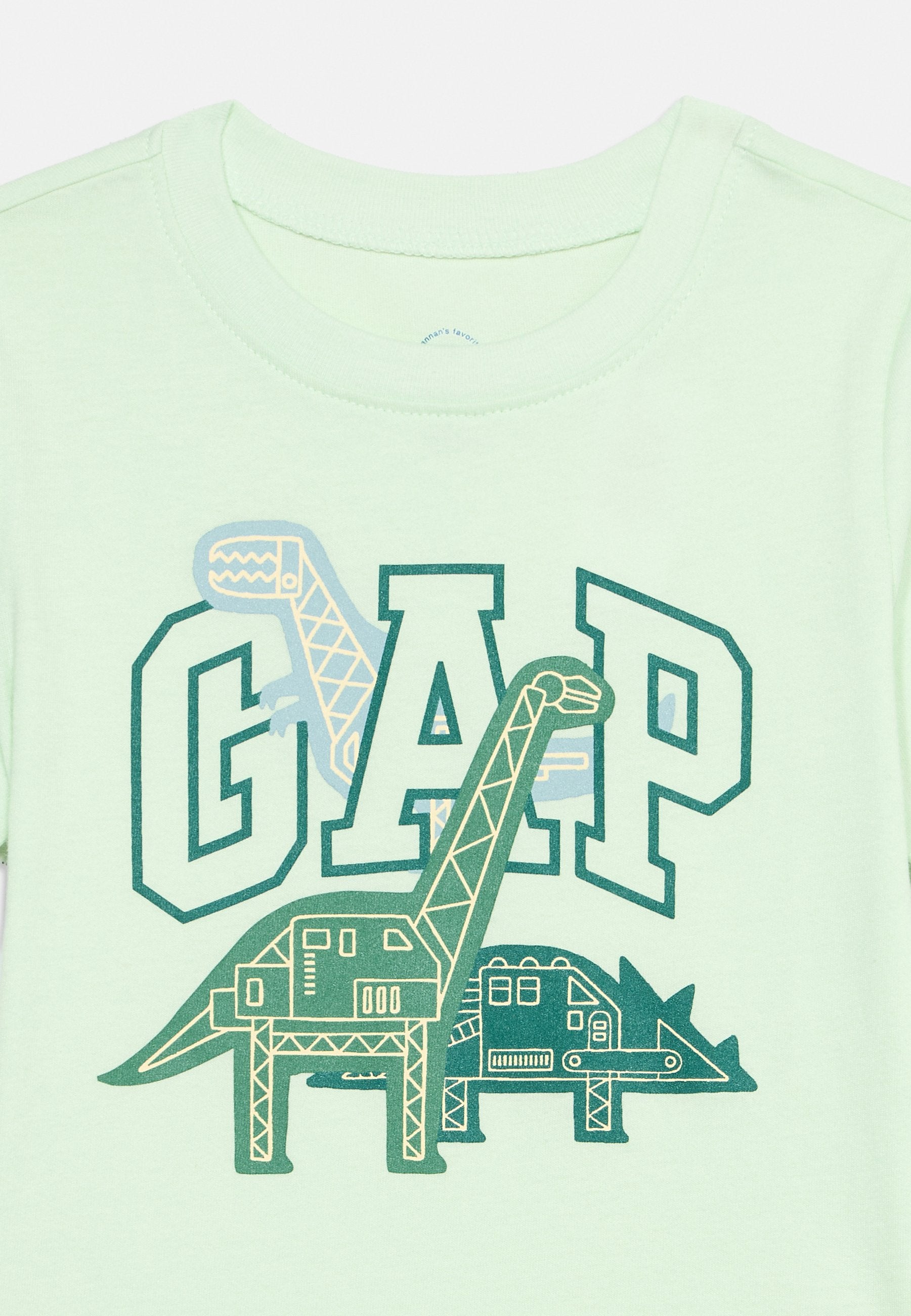 TEE - Print T-shirt - pod green