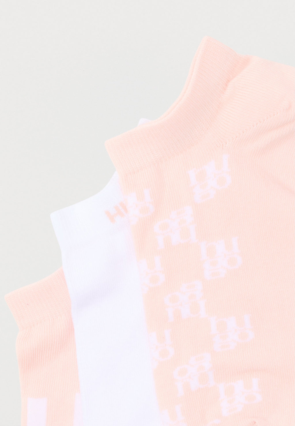LOGO 3 PACK - Sneaker socks - light/pastel pink