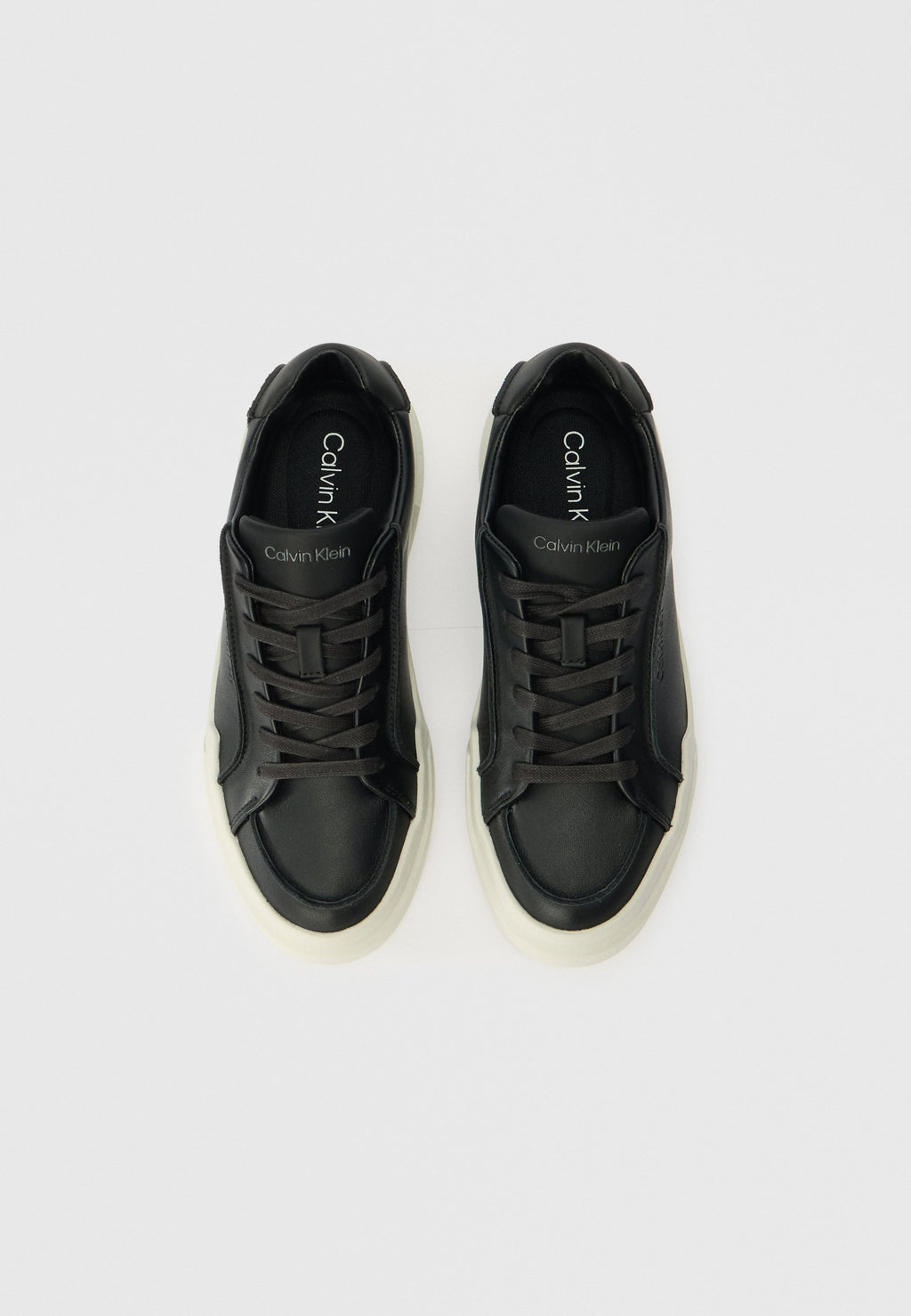 CUPSOLE LACE UP - Baskets basses - black/vaporous white