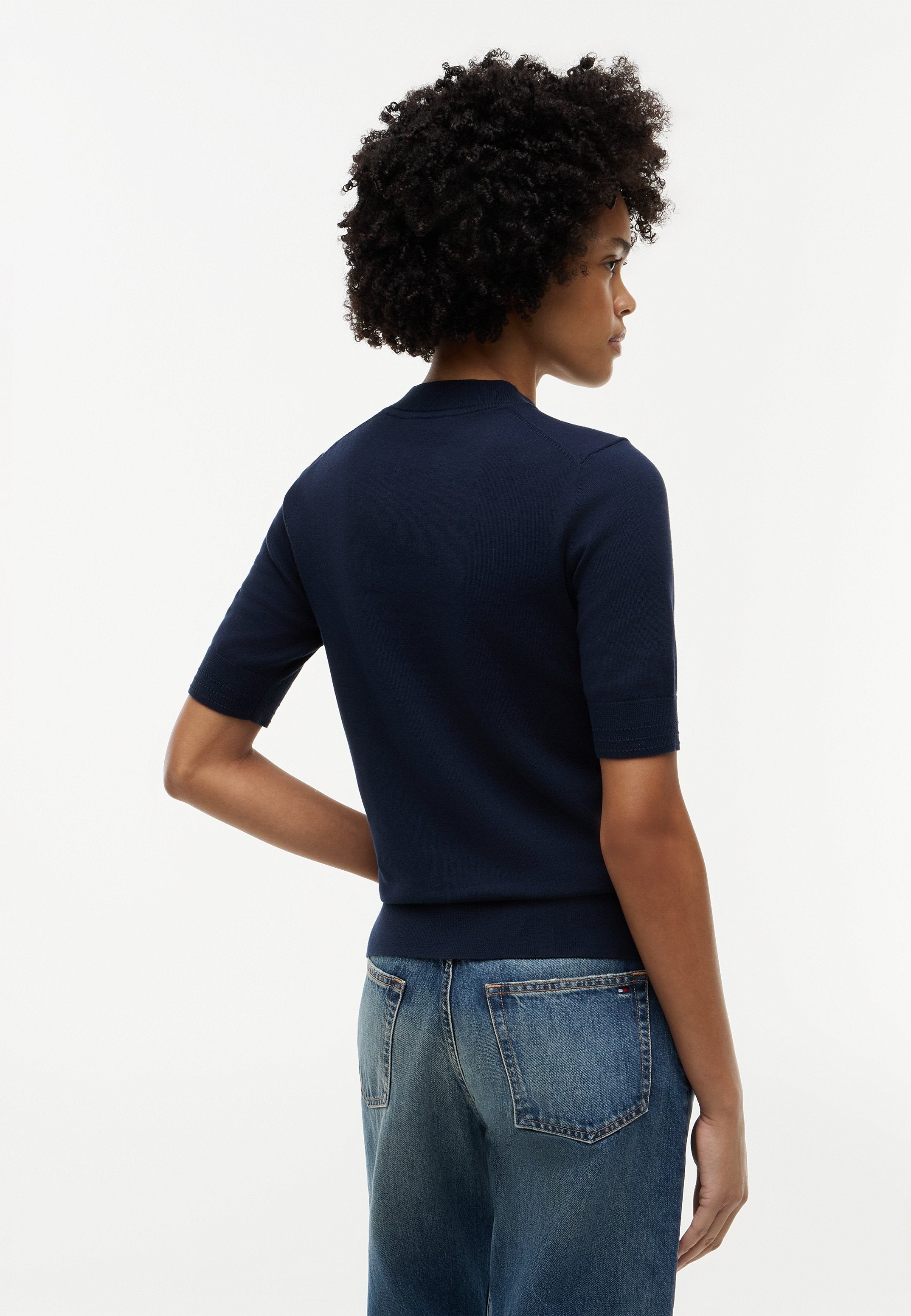 FINE - Print T-shirt - dark blue