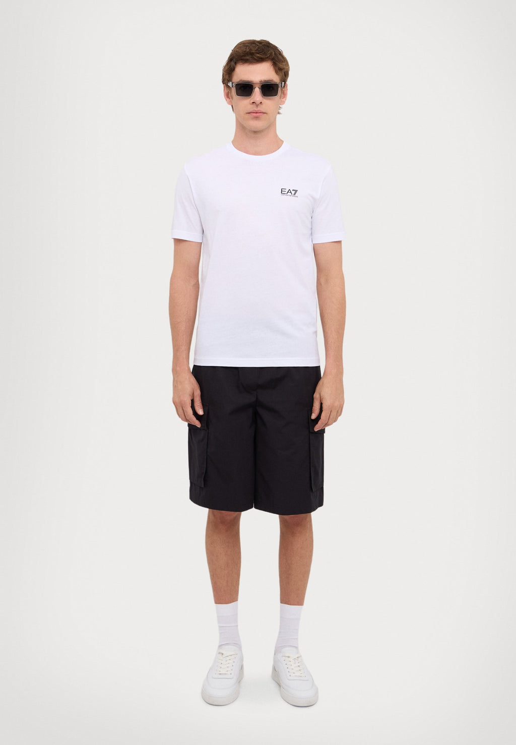 TRAIN CORE TEE UNISEX - Basic T-shirt - white