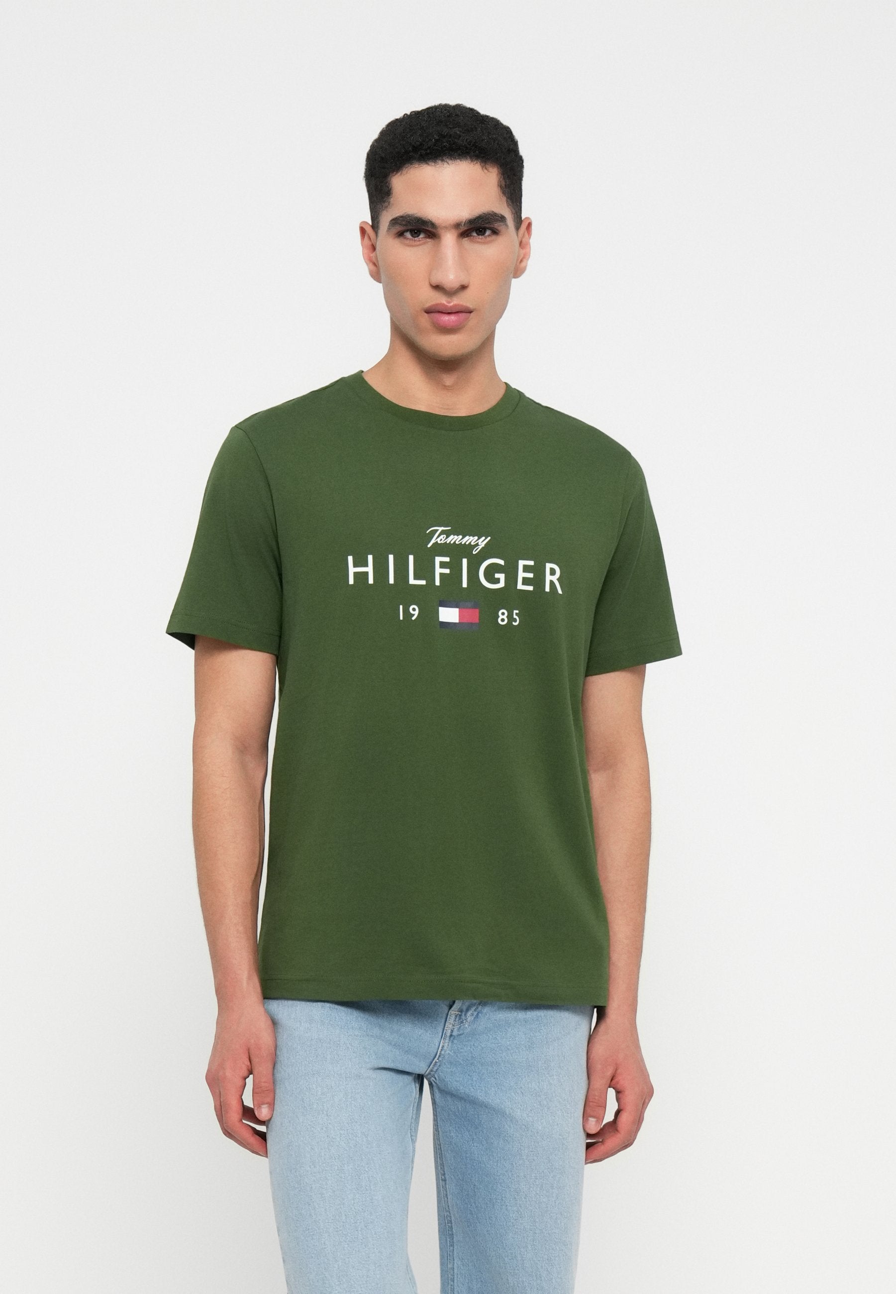 LOGO GRAPHIC JERSEY CREW NECK T-SHIRT - Print T-shirt - mountain pine