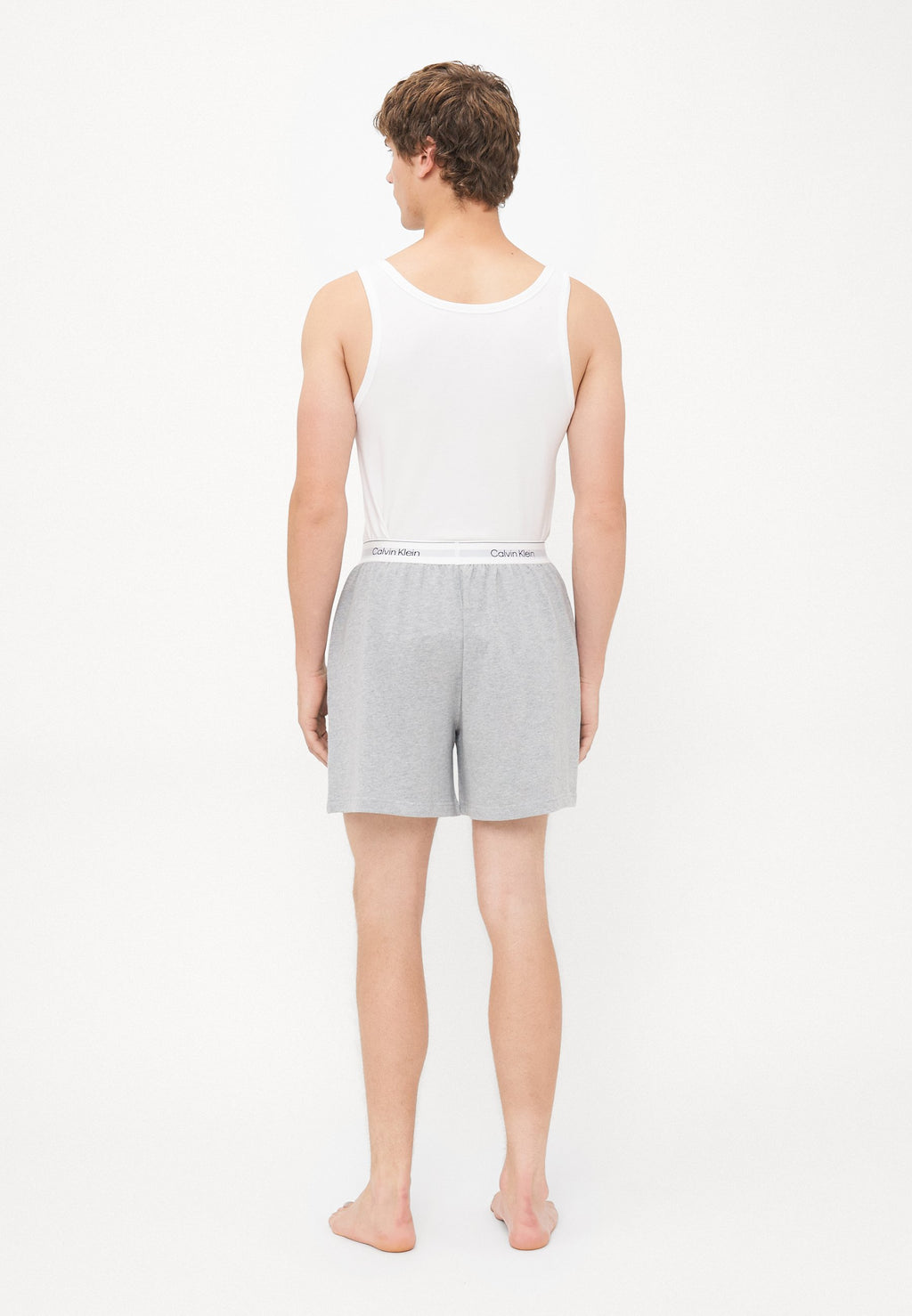 SLEEP SHORT ICON COTTON STRETCH - Bas de pyjama - grey heather