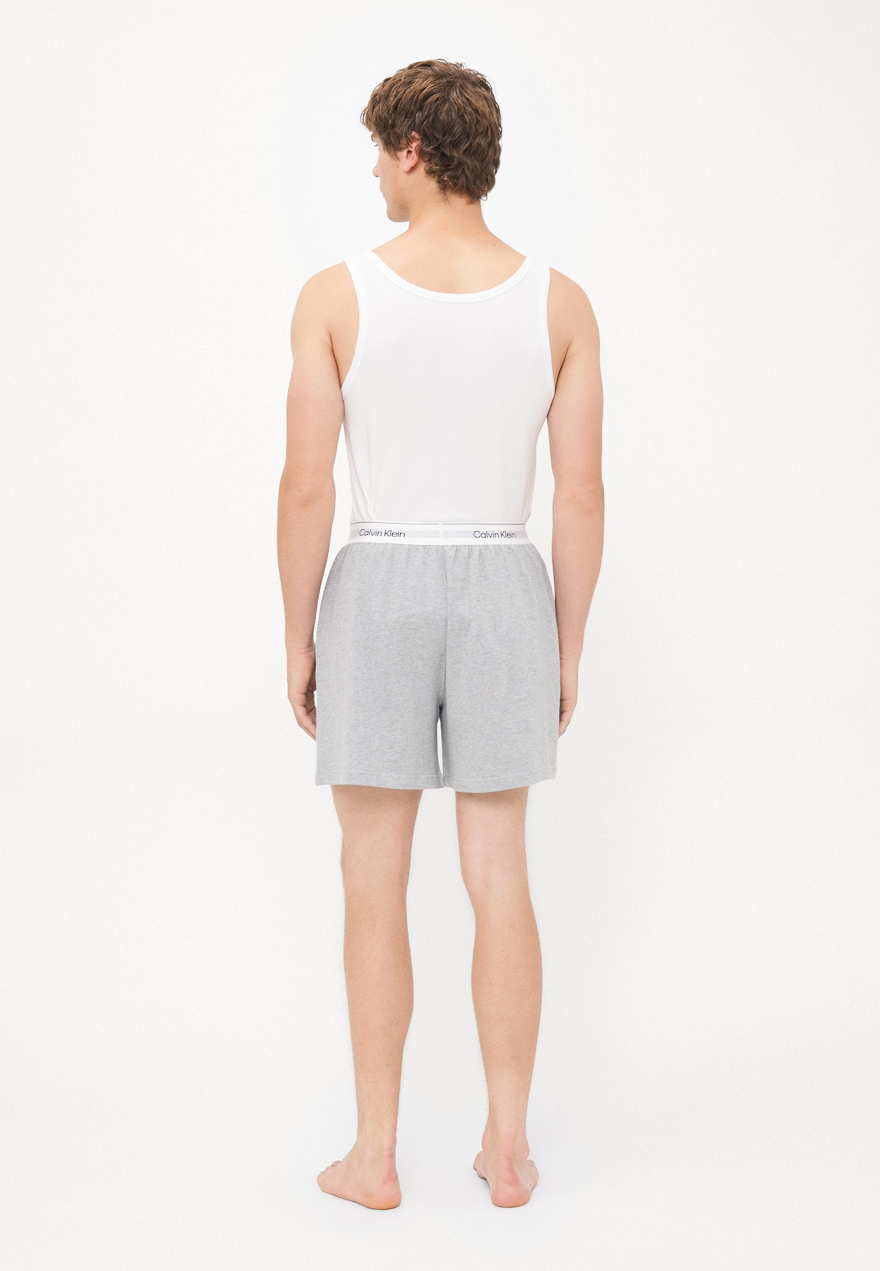 SLEEP SHORT ICON COTTON STRETCH - Bas de pyjama - grey heather