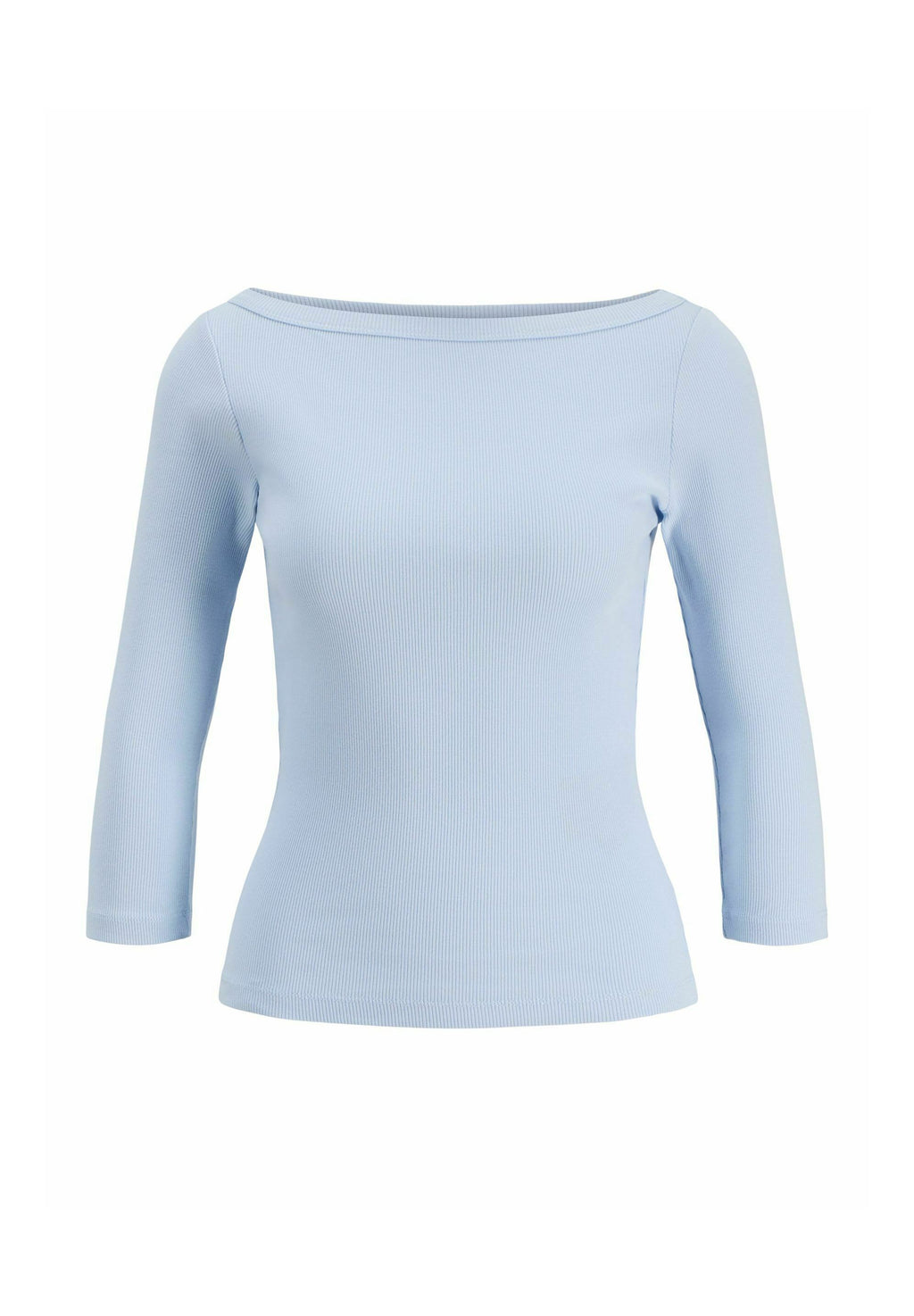 JXFIFI STR 3/4 BOATNECK TOP JRS NOOS - بلوزة بأكمام طويلة - سماء